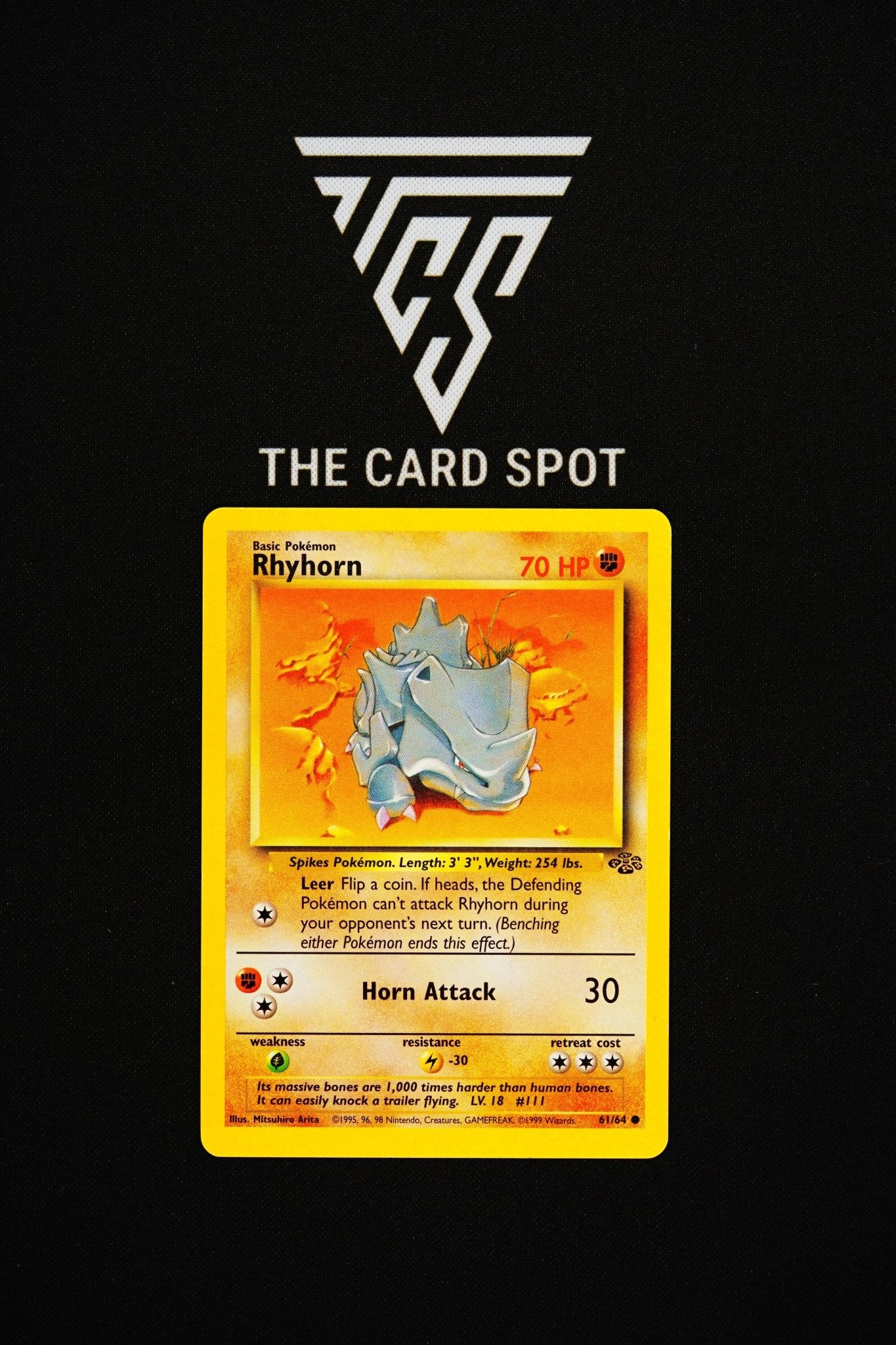 61/64 Rhyhorn - Pokemon TCG - THE CARD SPOT PTY LTD.