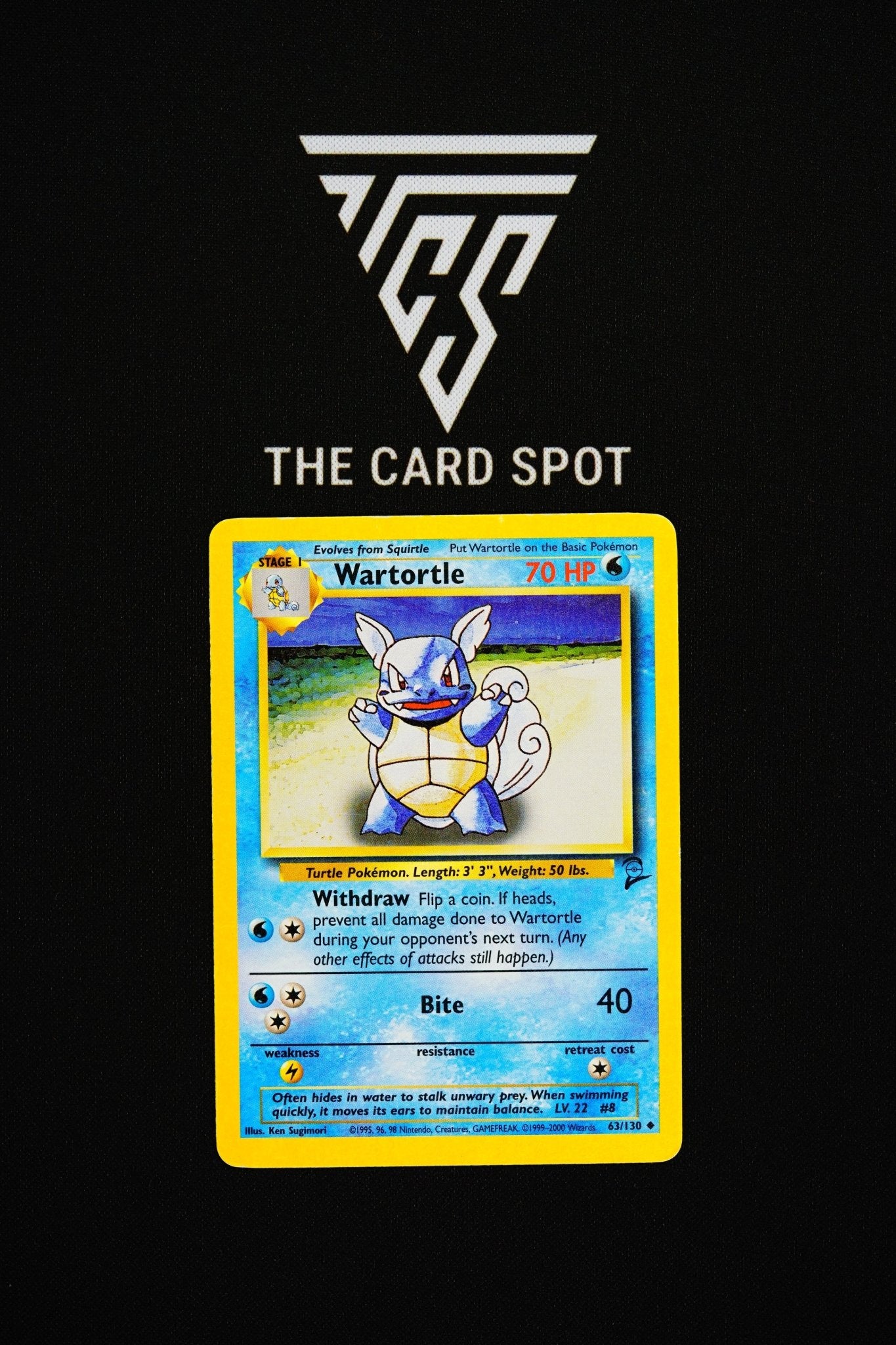 63/130 Wartortle - Pokemon TCG - THE CARD SPOT PTY LTD.