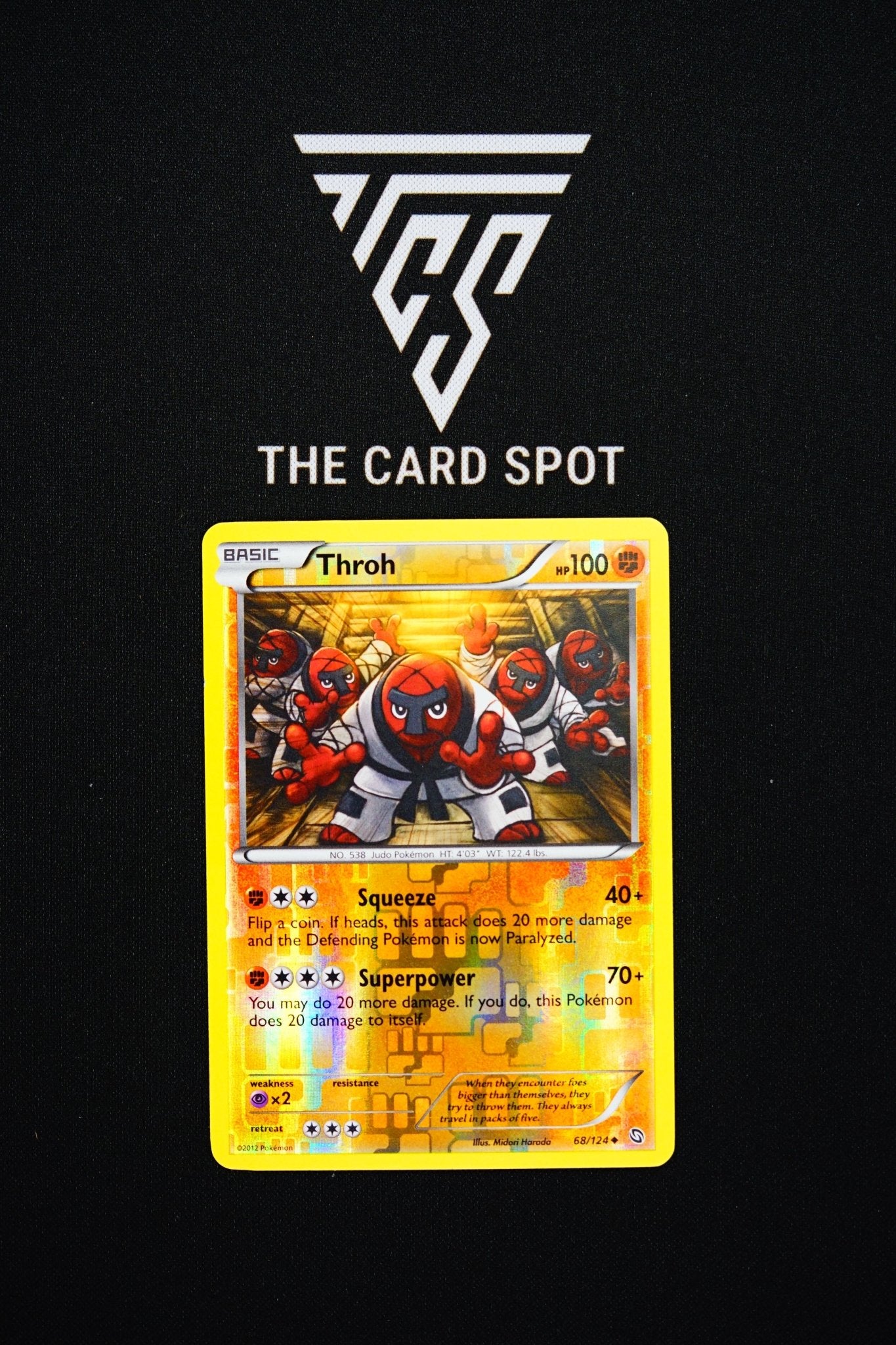 68/124 - Throh Reverse Holo - Pokemon TCG - THE CARD SPOT PTY LTD.