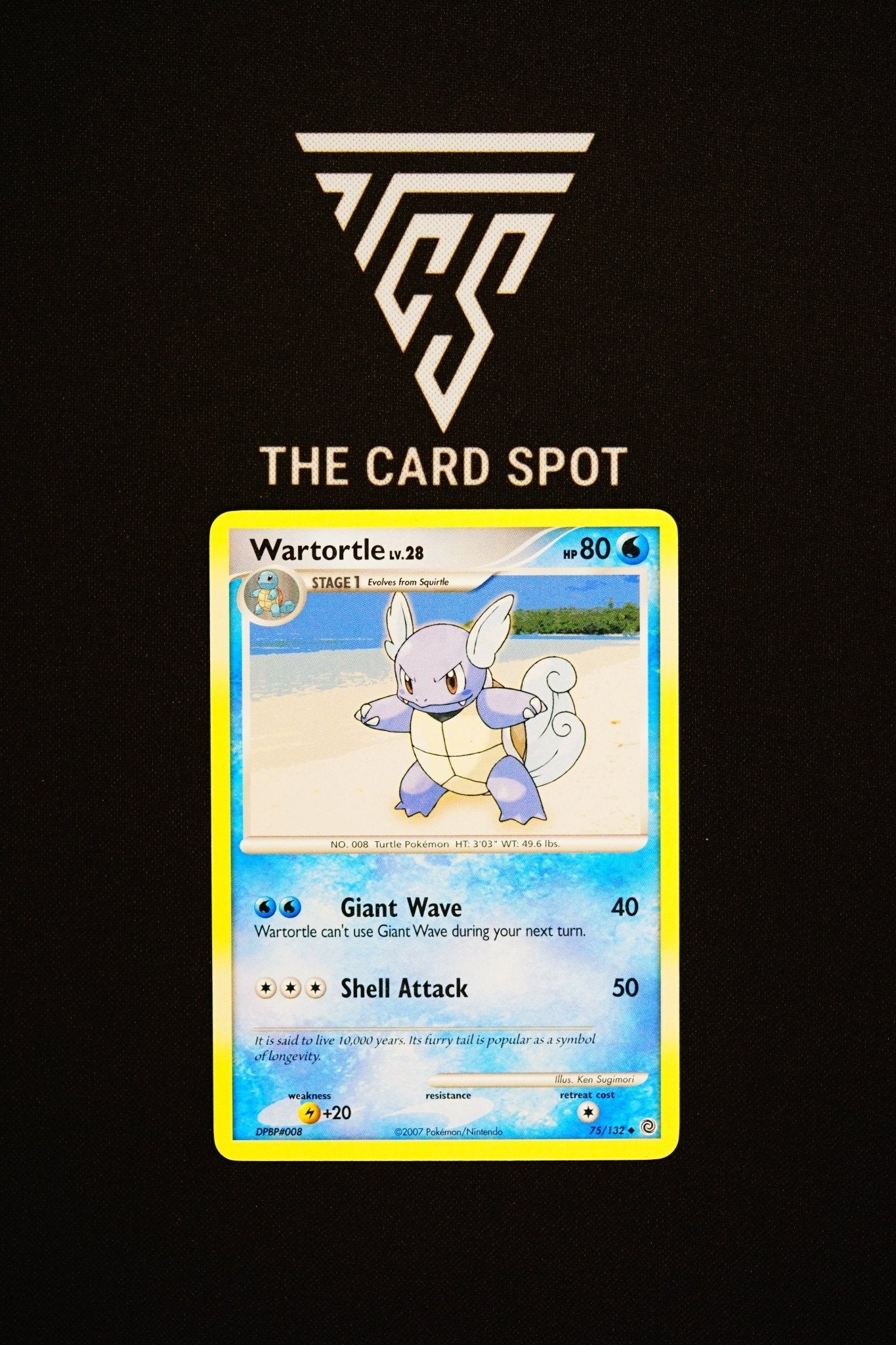 75/132 Wartortle - Pokemon TCG - THE CARD SPOT PTY LTD.