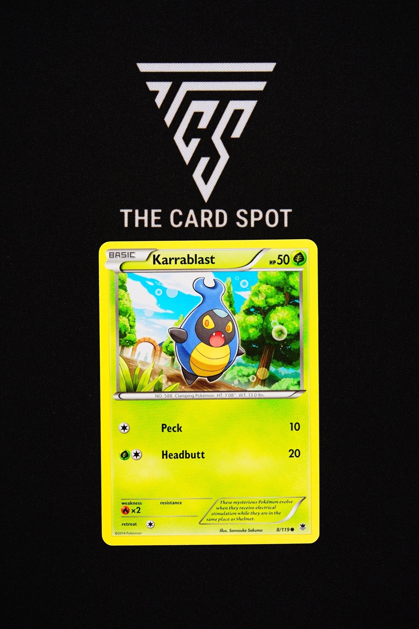 8/119 Karrablast - Pokemon TCG - THE CARD SPOT PTY LTD.