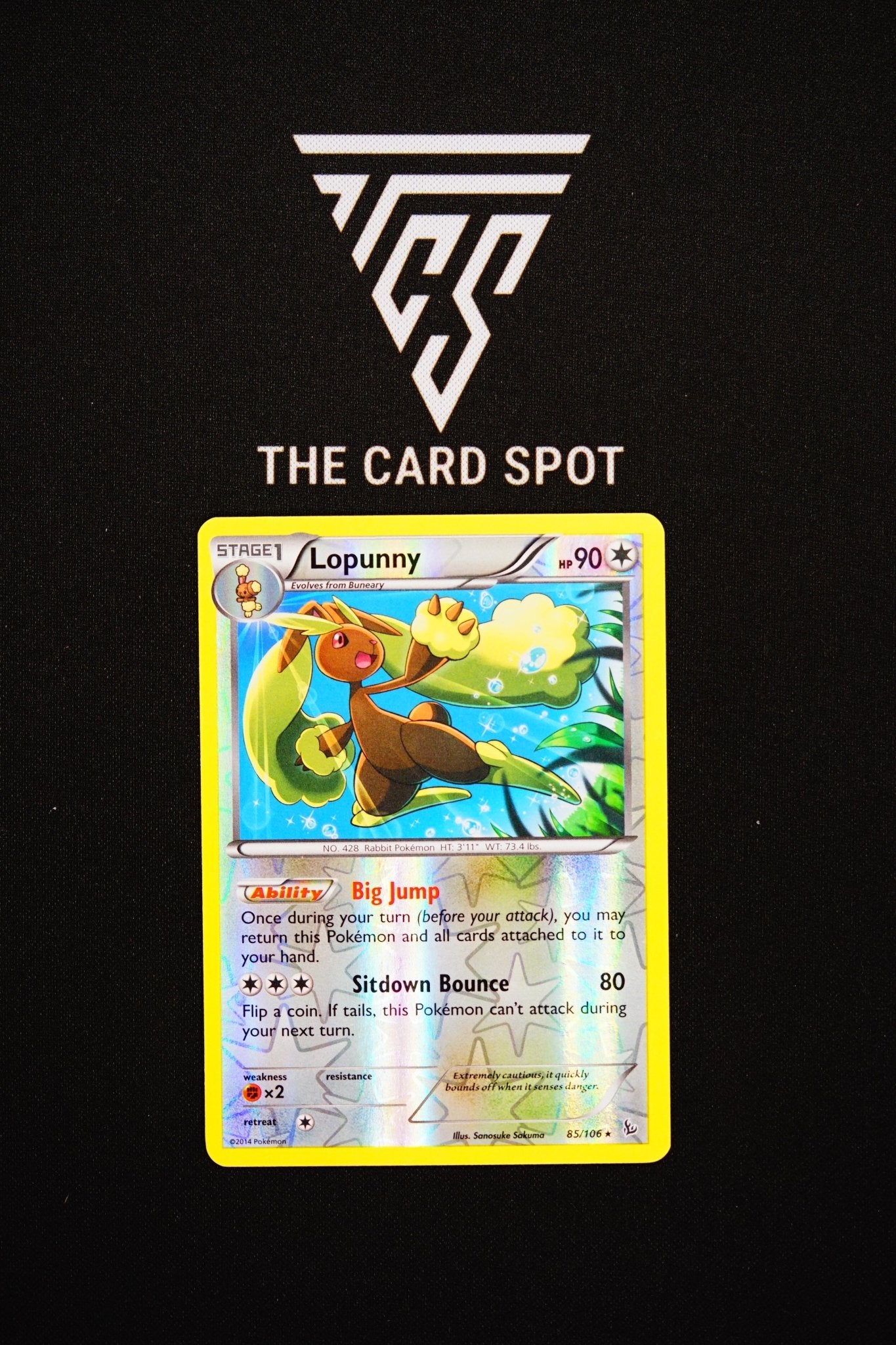 85/106 - Lopunny Reverse Holo - Pokemon TCG - THE CARD SPOT PTY LTD.