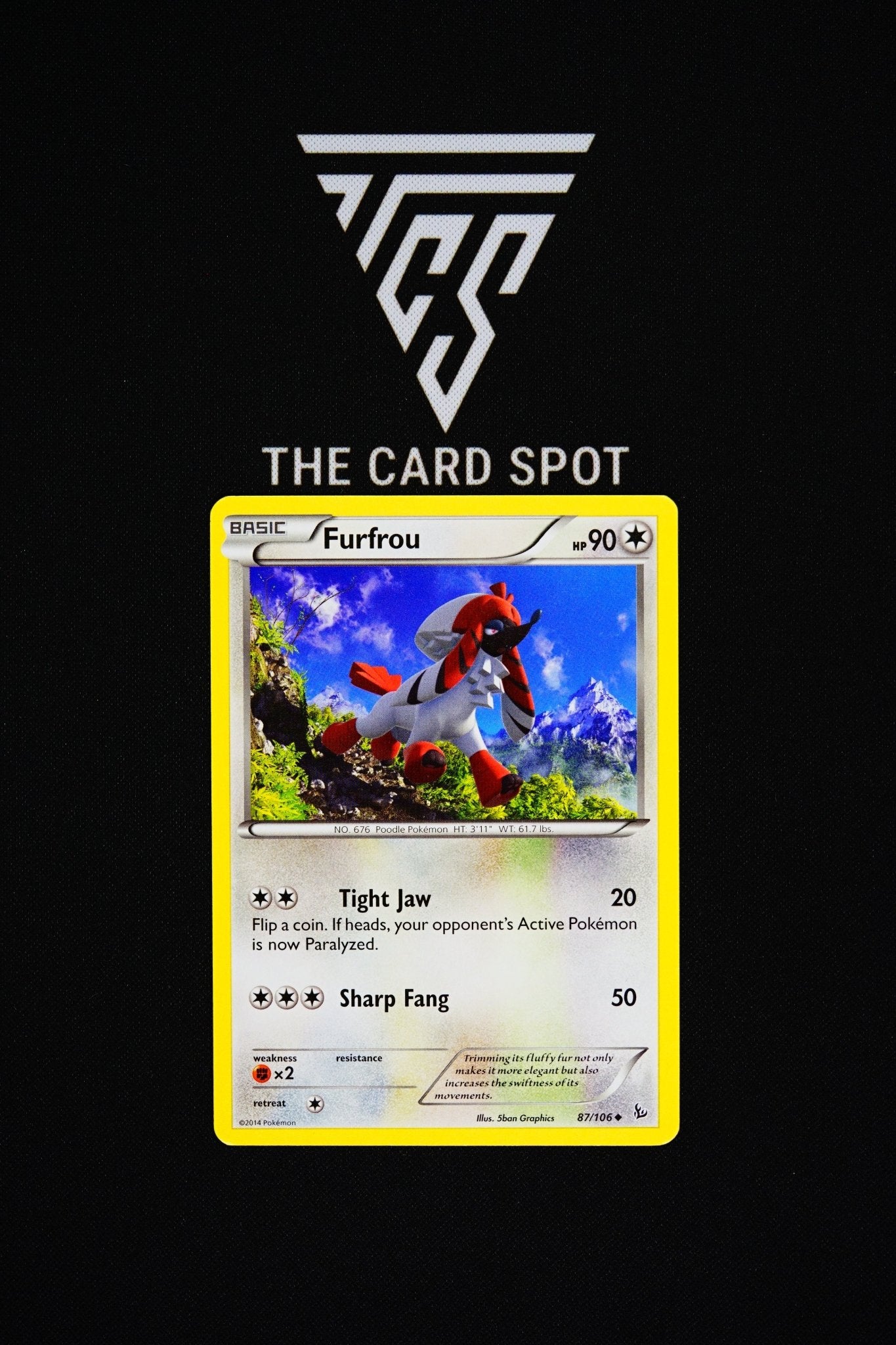 87/106 Furfrou - Pokemon TCG - THE CARD SPOT PTY LTD.