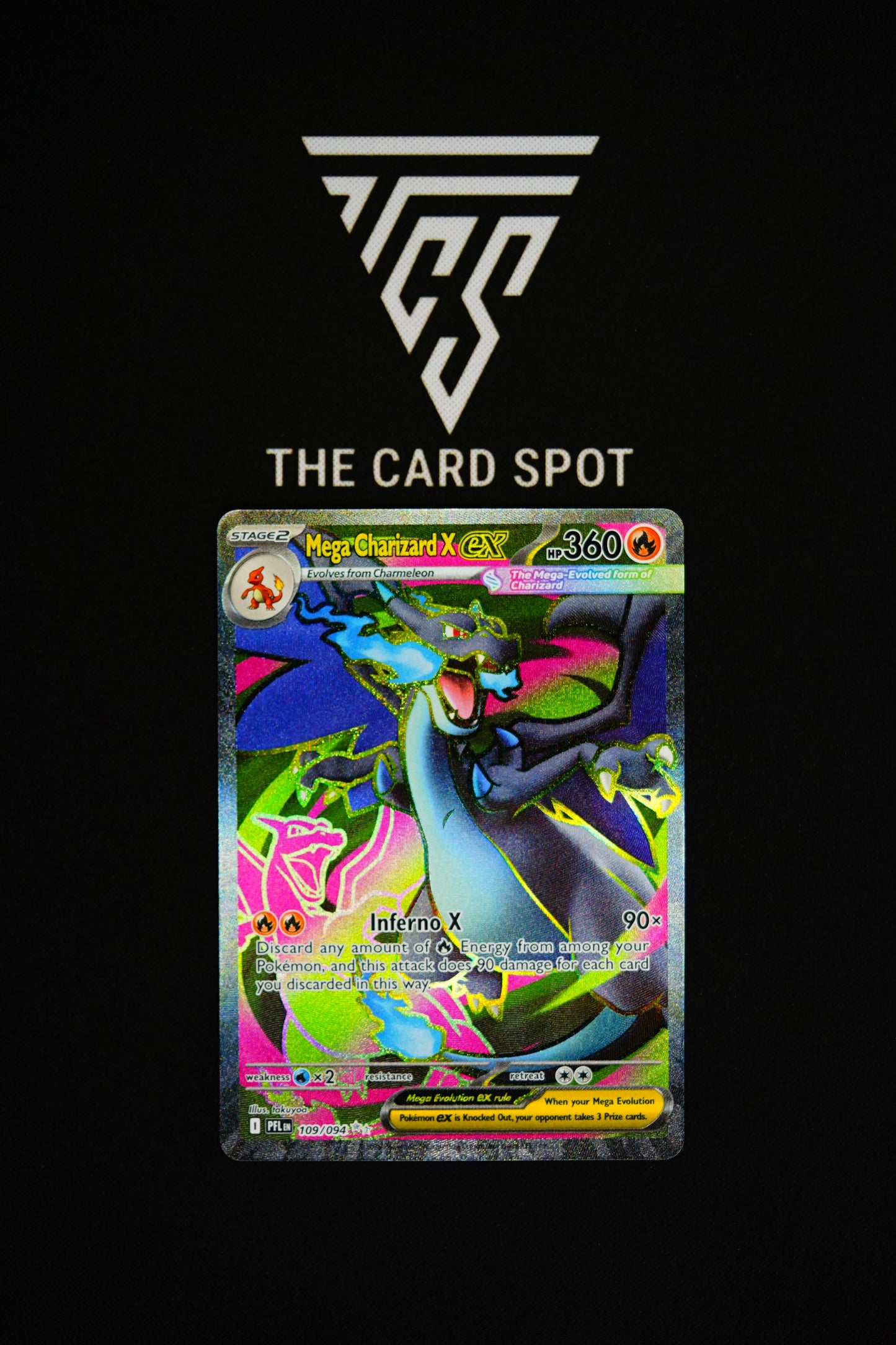 109/094 Mega Charizard X ex - Pokemon TCG