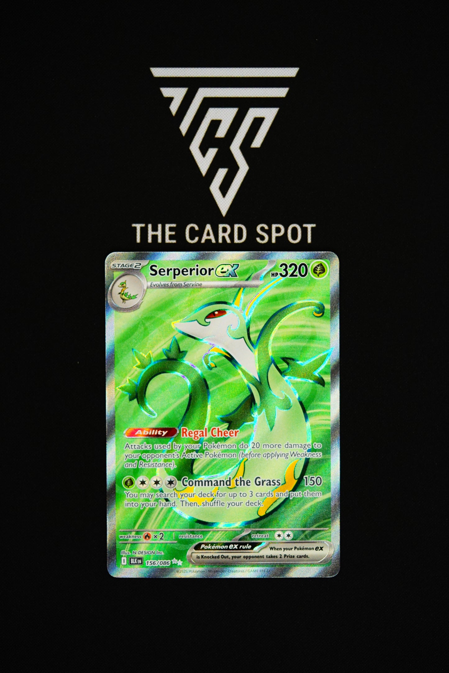 156/086 Serperior EX - Pokemon TCG