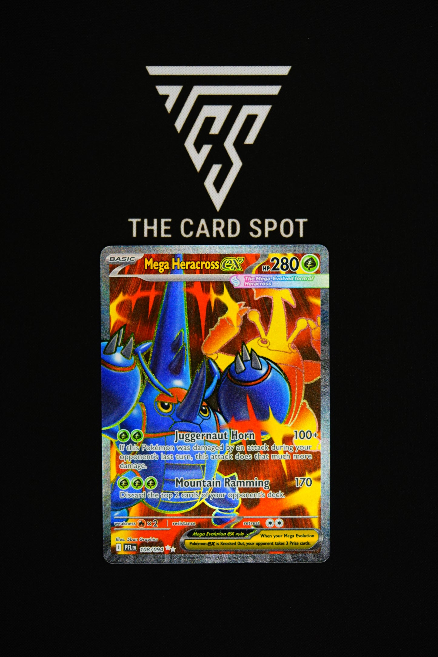 108/094 Mega Heracross EX - Pokemon TCG