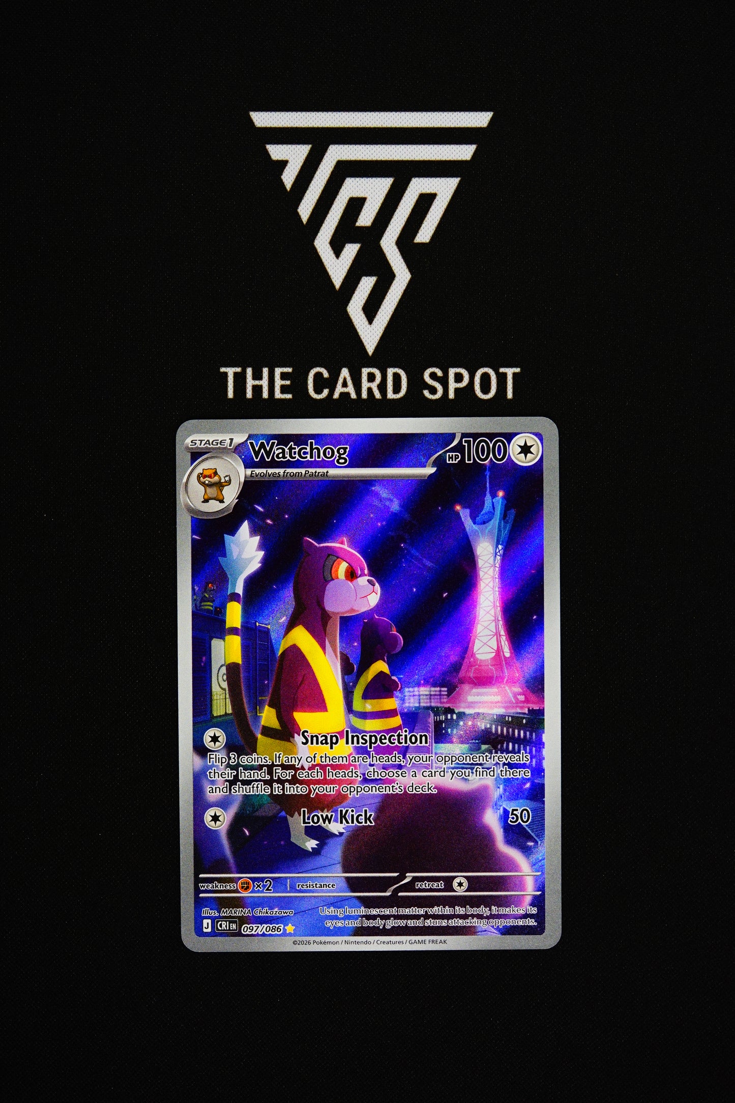 097/086 Watchog - Pokemon TCG