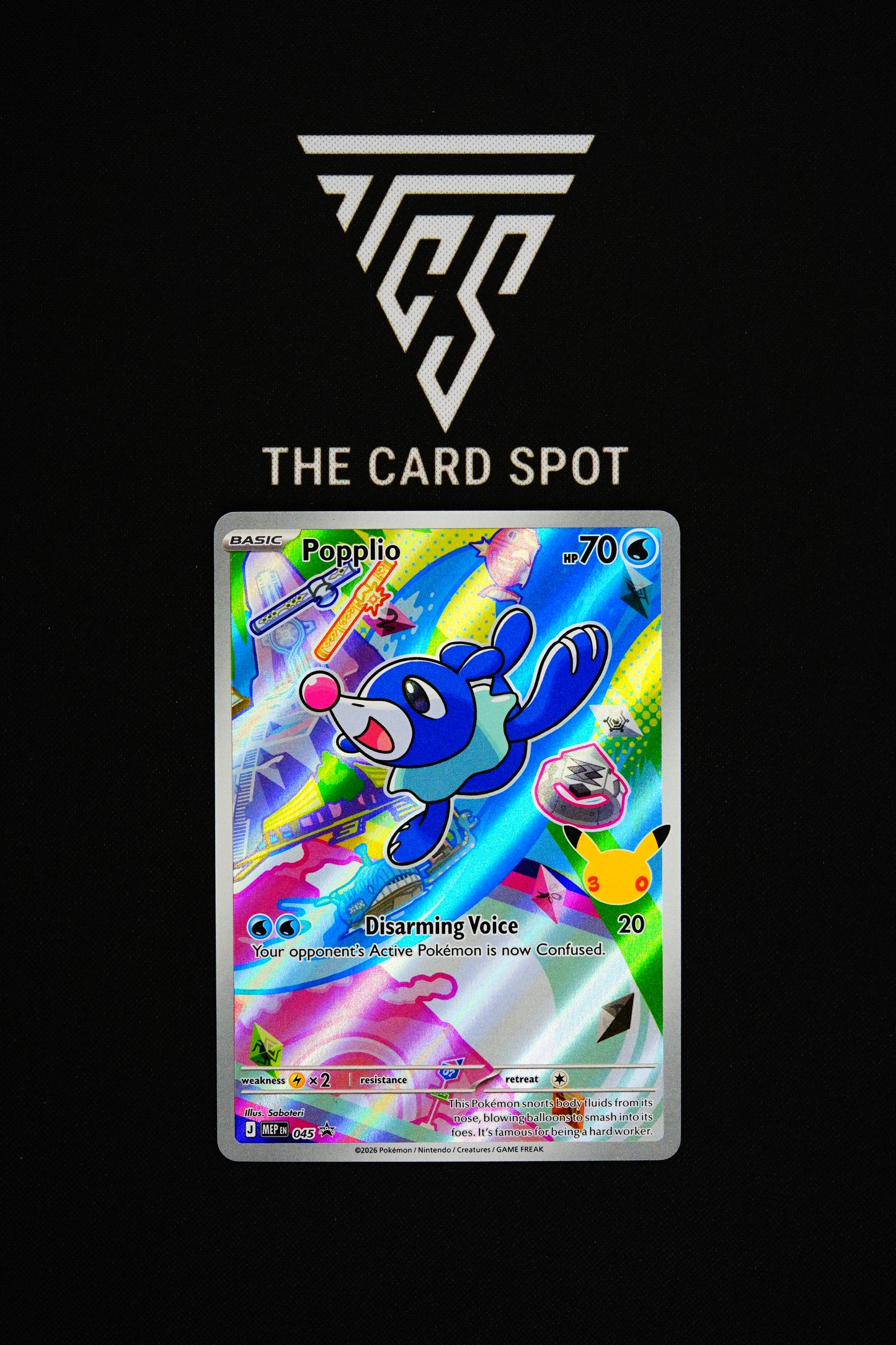 045 Popplio - Pokemon TCG