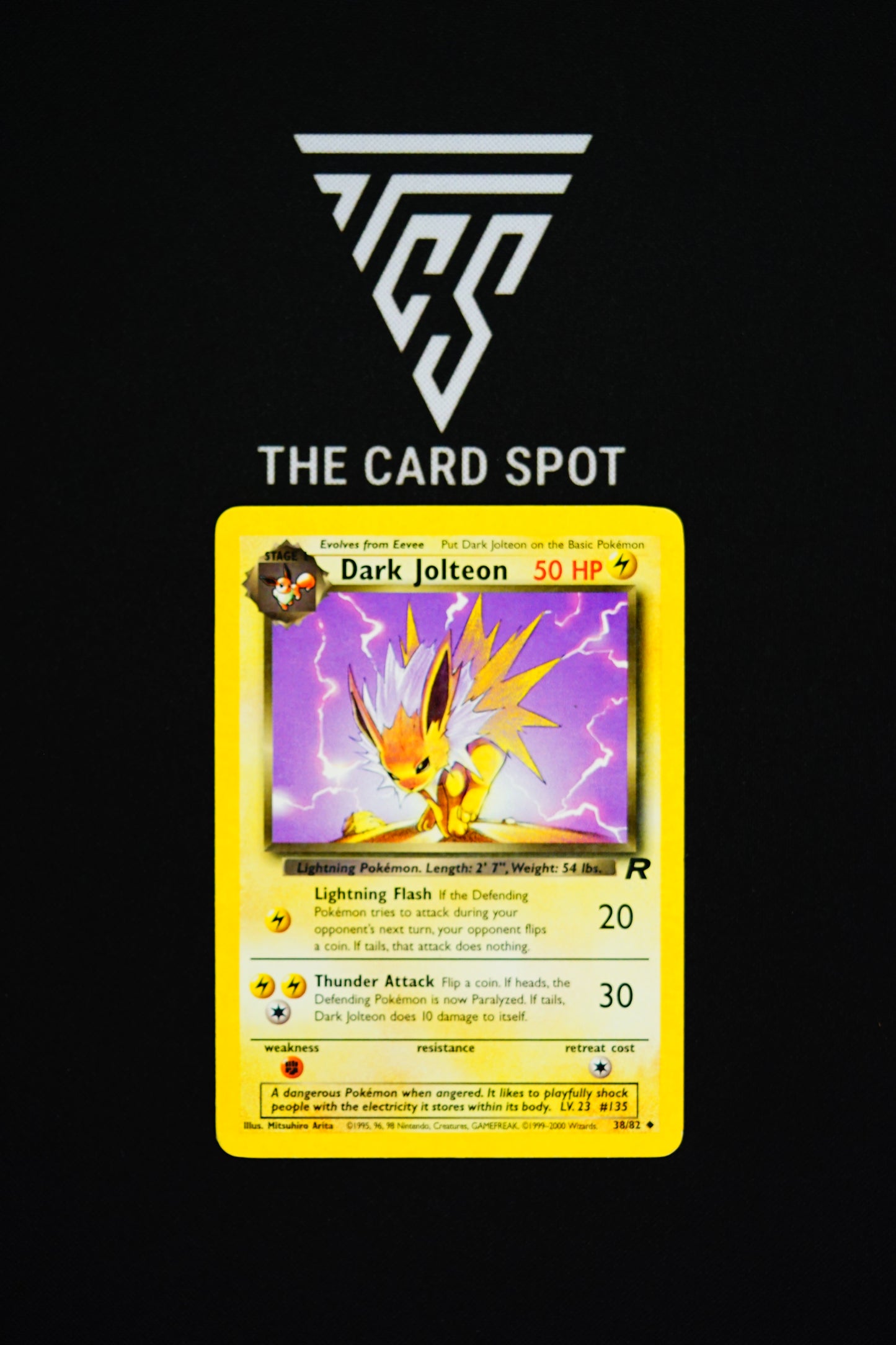 38/82 Dark Jolteon - Pokemon TCG