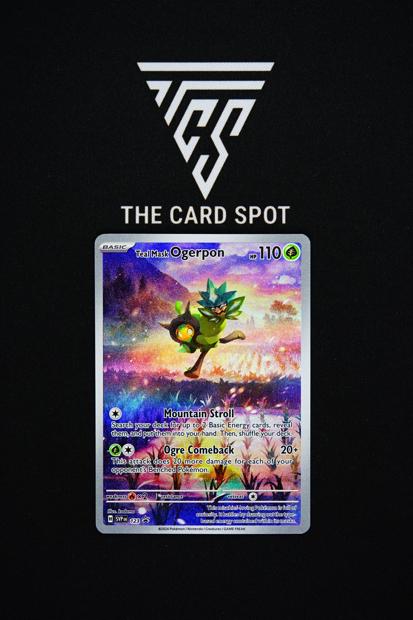 123 Teal Mask Ogerpon - Pokemon TCG