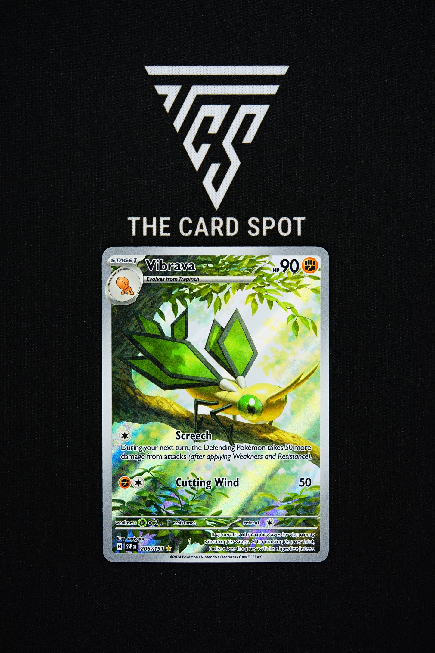 206/191 Vibrava - Pokemon TCG