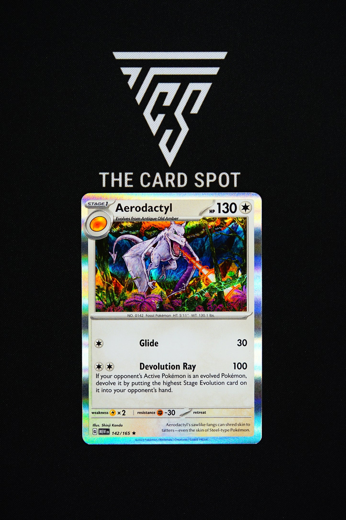 142/165 Aerodactyl - Pokemon TCG