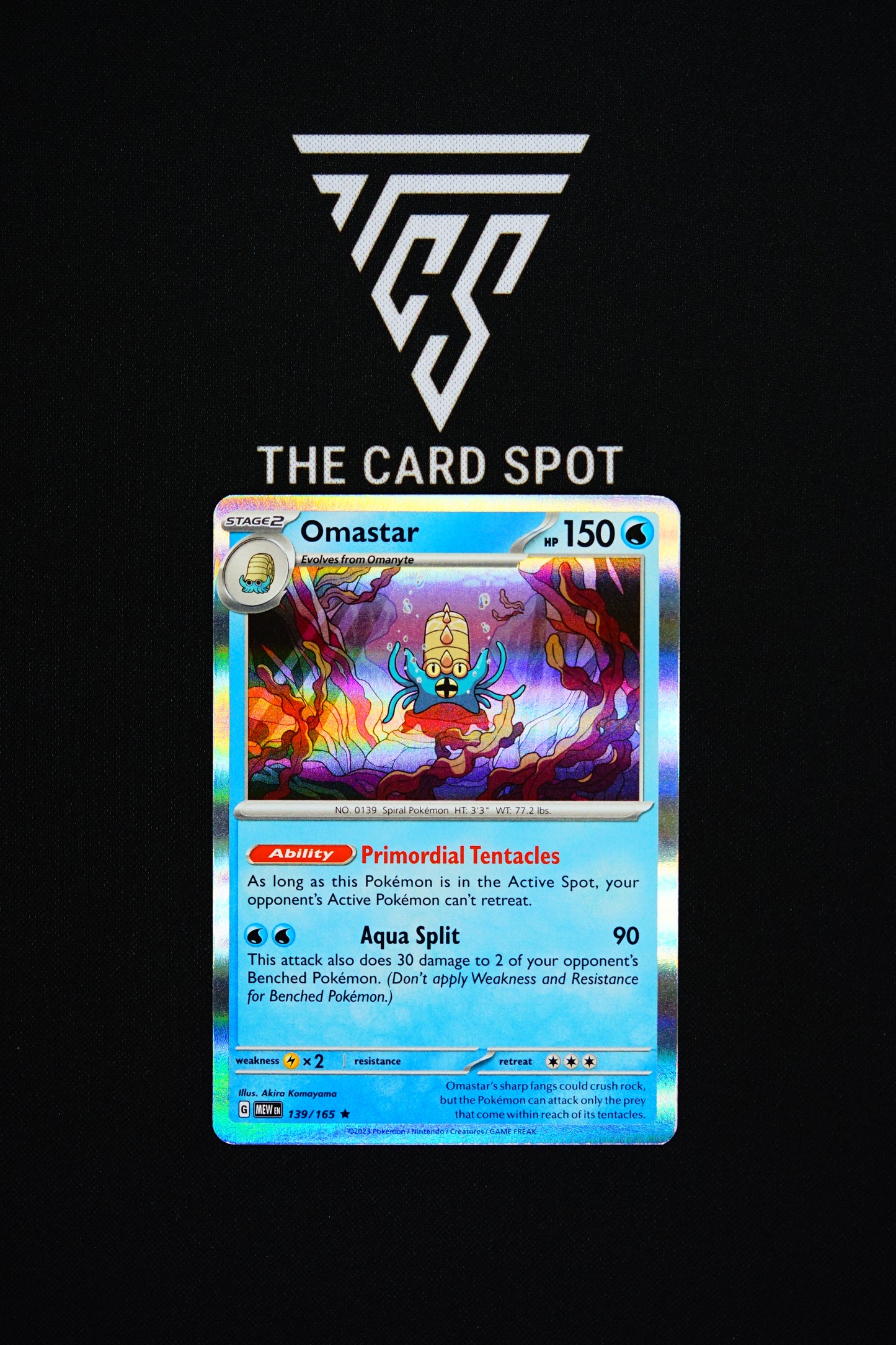 139/165 Omastar - Pokemon TCG