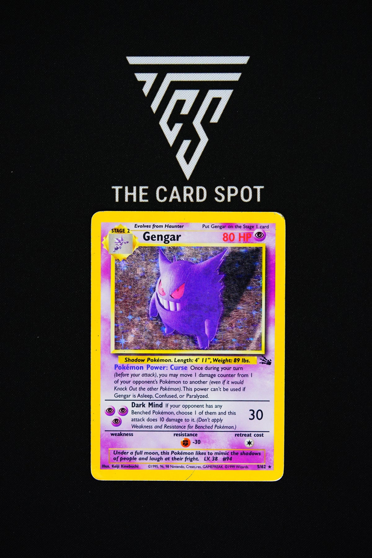 5/62 Gengar - Pokemon TCG