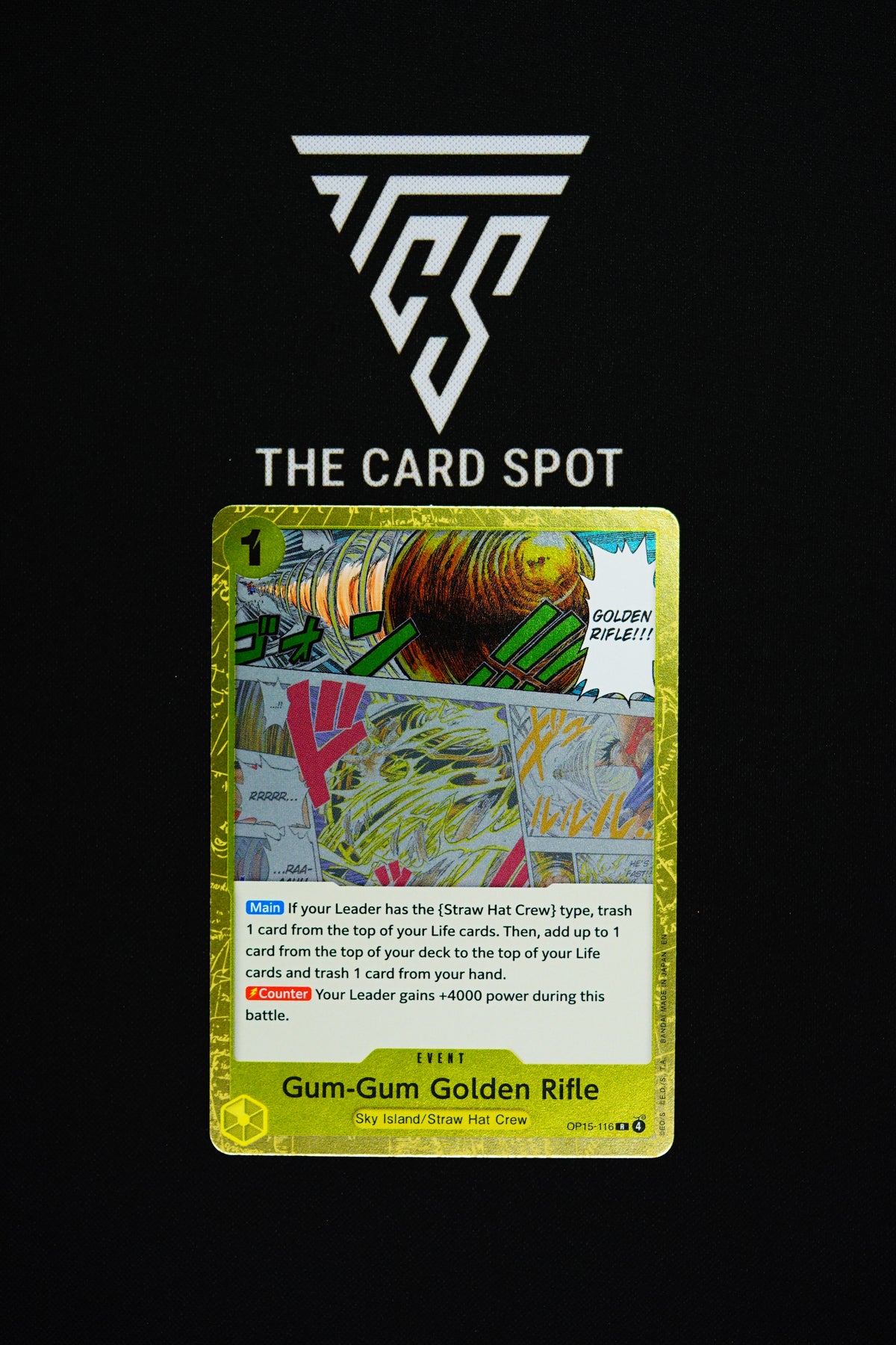 OP15-116 Gum-Gum Golden Rifle - One Piece TCG