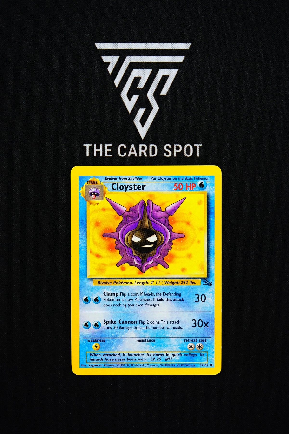 32/62 Cloyster - Pokemon TCG