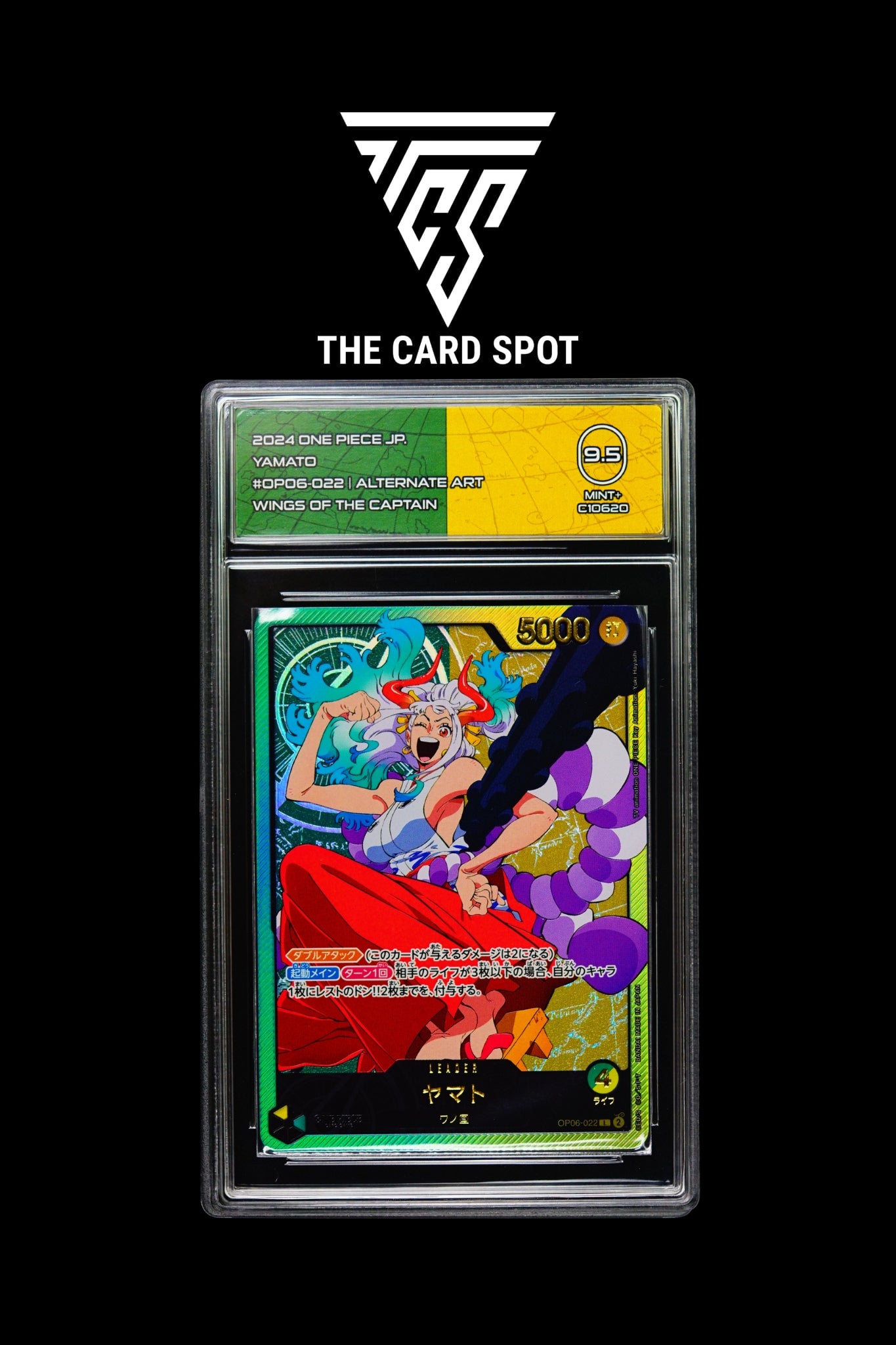 OP06-022 Yamato Gold Font TCG 9.5 - One Piece TCG