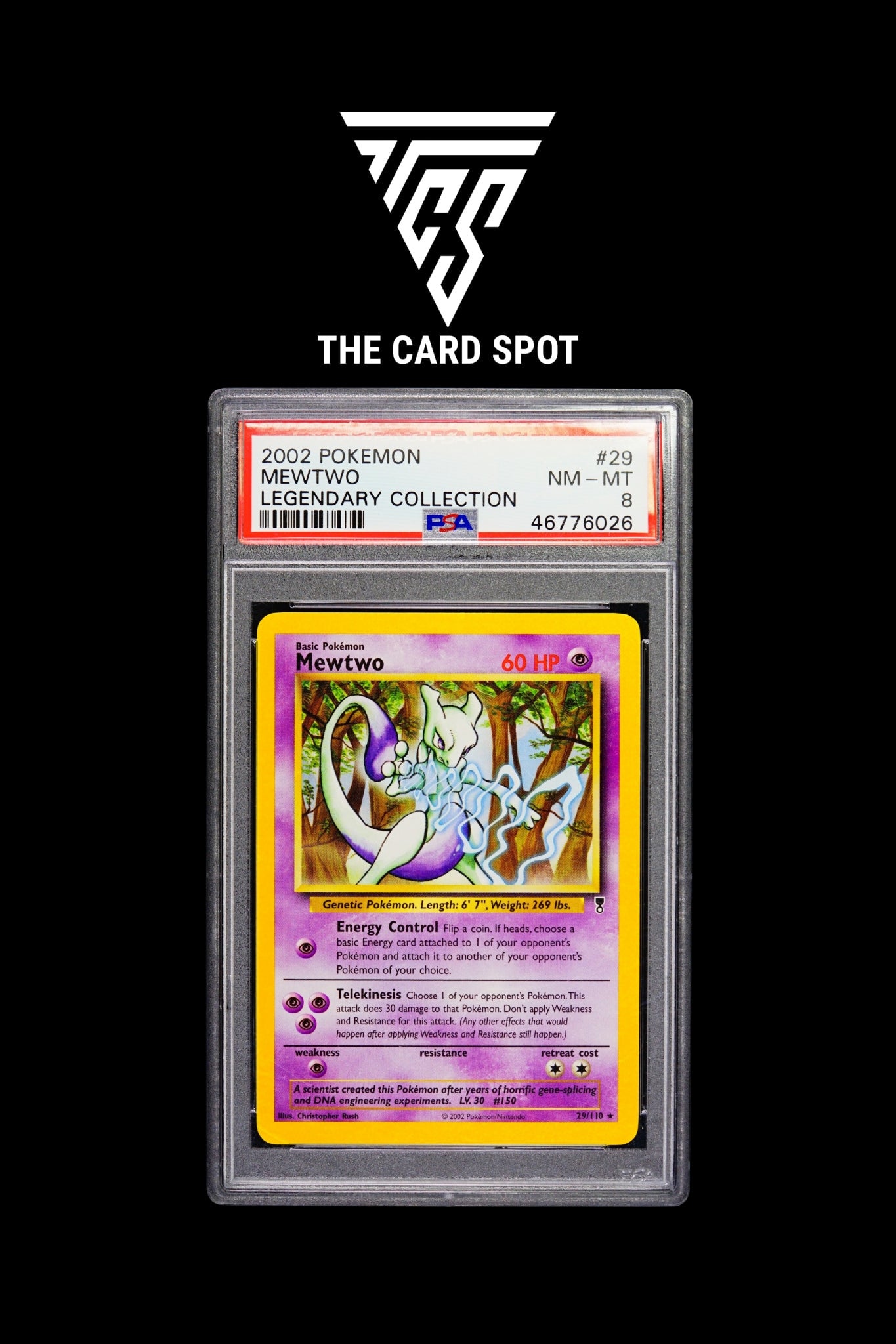 29/110 Mewtwo PSA 8 - Pokemon TCG