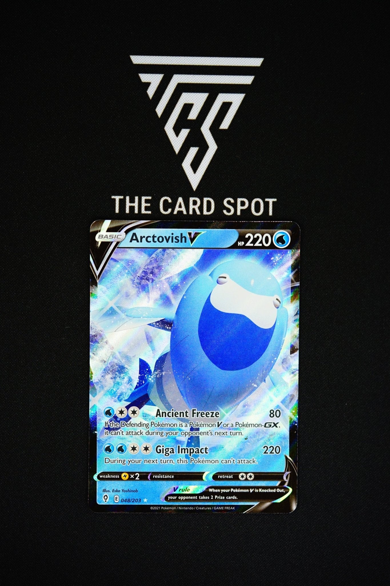 arctovish pokemon card Pokemon Evolving Skies Arctovish V #048