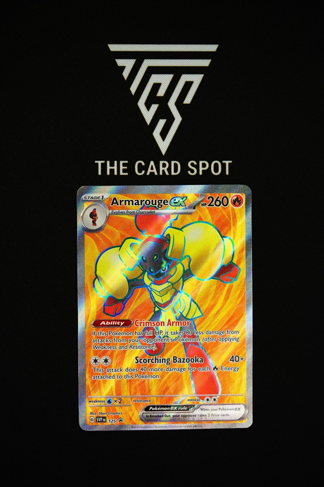 Armarouge ex (125) - Scarlet and Violet Promos Pokemon THE CARD SPOT PTY LTD. Armarouge ex (125) - Scarlet and Violet Promos Pokemon THE CARD SPOT PTY LTD.
