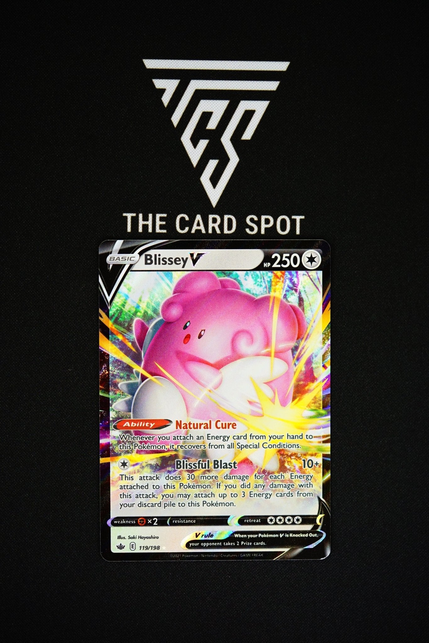 blissey v pokemon card Pokemon Chilling Reign Blissey V #119