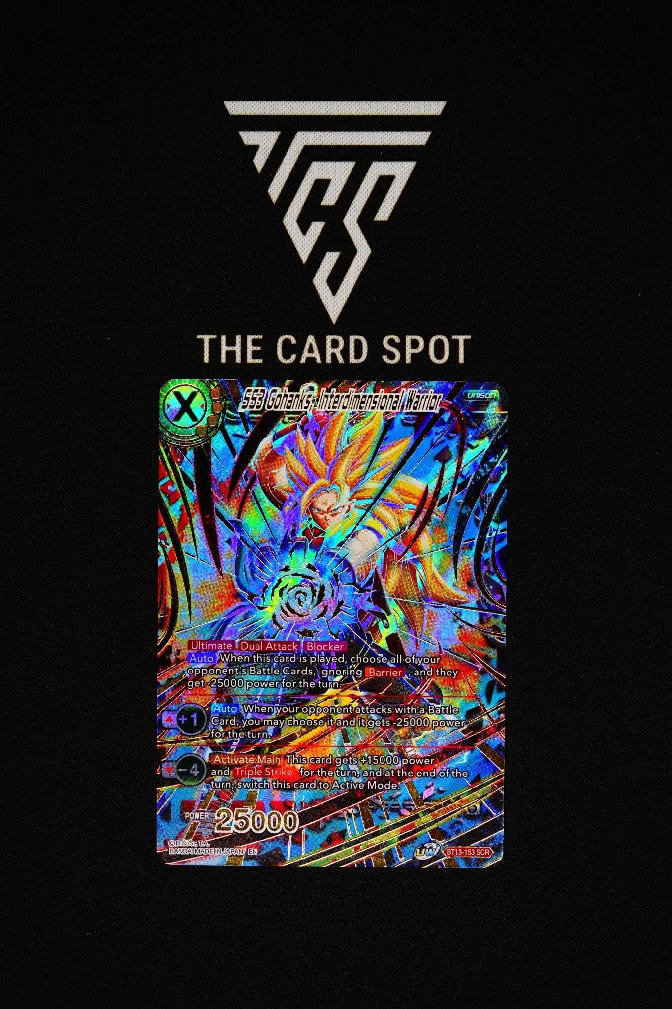 BT13 - 153 SCR - SS3 GOHANKS Interdimensional Warrior - Dragon Ball TCG - THE CARD SPOT PTY LTD.