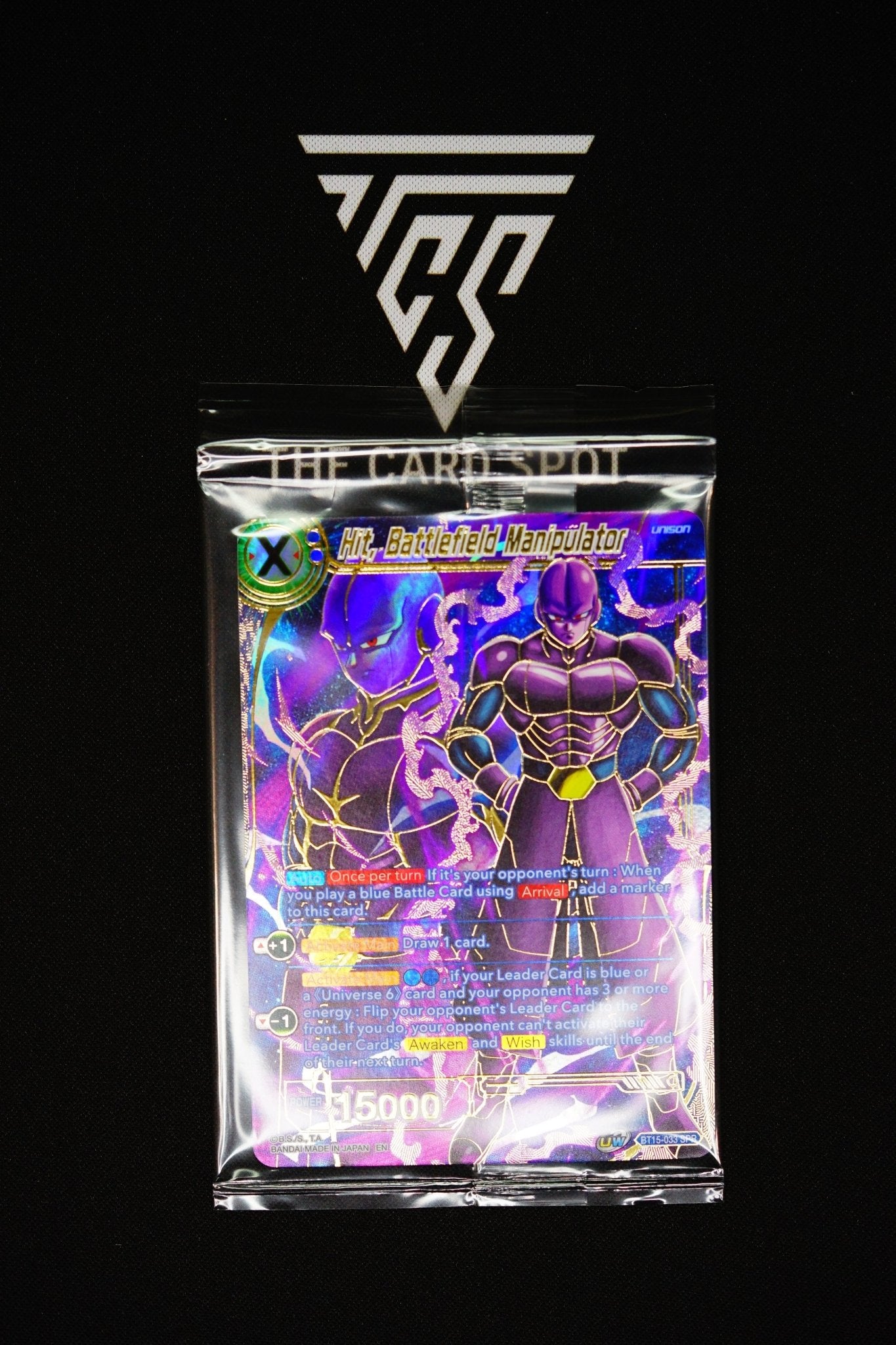 BT15 - 033 SPR - Hit, Battlefield Manipulator - Dragon Ball TCG - THE CARD SPOT PTY LTD.