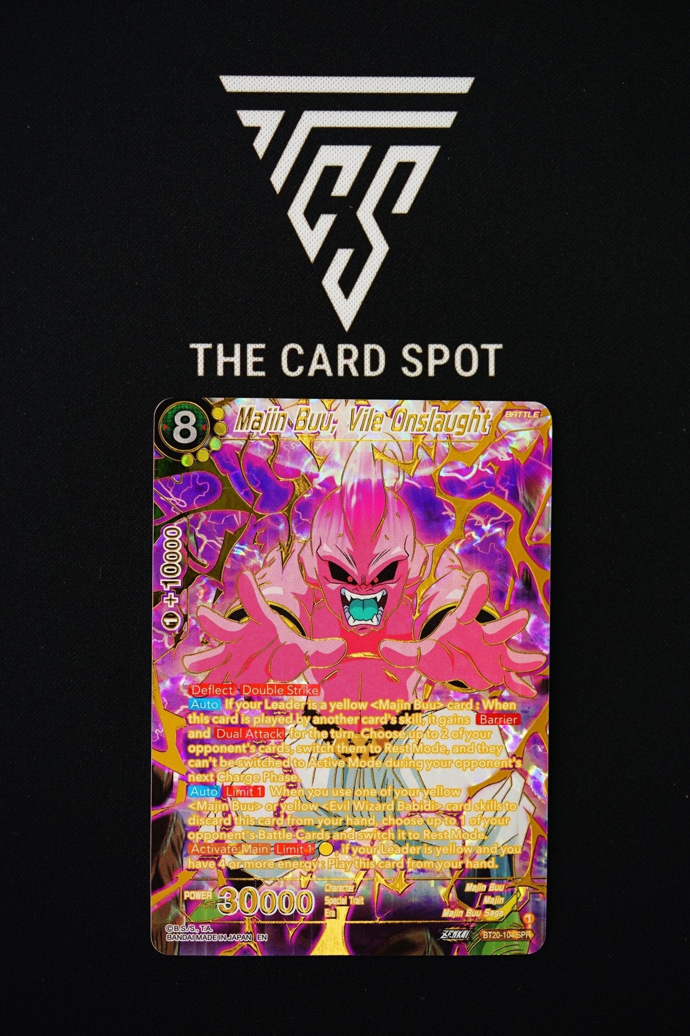 BT20 - 104 SPR Majin Buu, Vile Onslaught - Dragon Ball TCG - THE CARD SPOT PTY LTD.