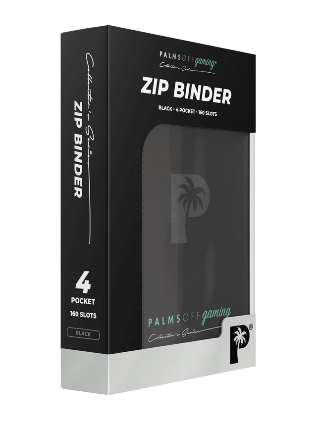 Collector's Series 12 Pocket Zip Trading Card Binder - BLACK - THE CARD SPOT PTY LTD.