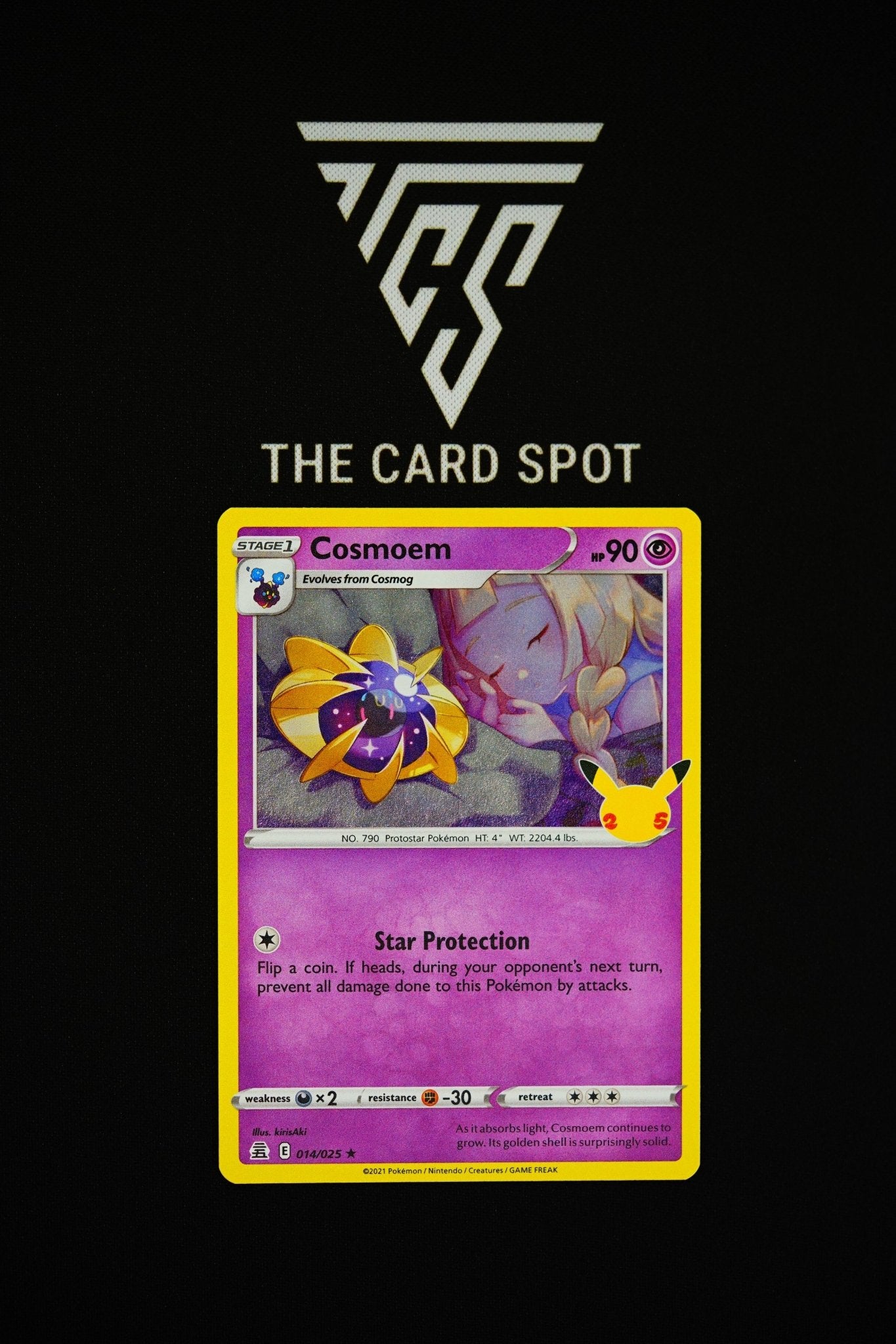 pokemon cosmoem card 014/025 Cosmoem