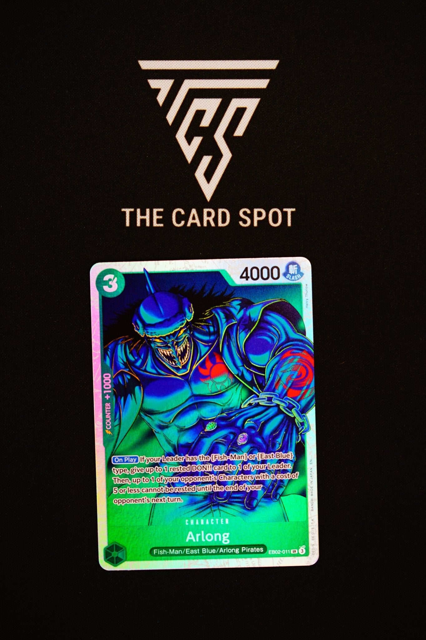 EB02 - 011 Arlong SR - One Piece TCG - THE CARD SPOT PTY LTD.