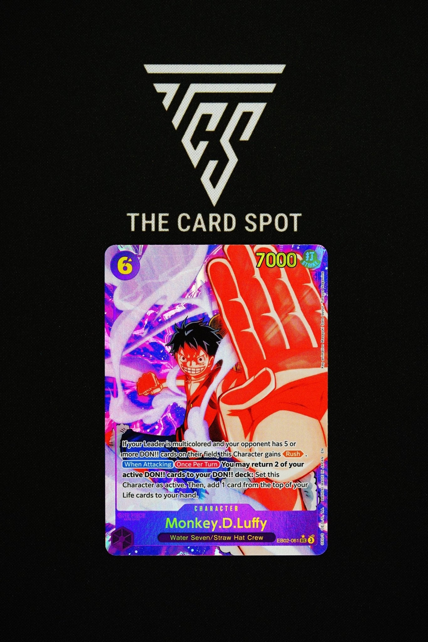 EB02 - 061 Monkey D Luffy SEC - One Piece TCG - THE CARD SPOT PTY LTD.