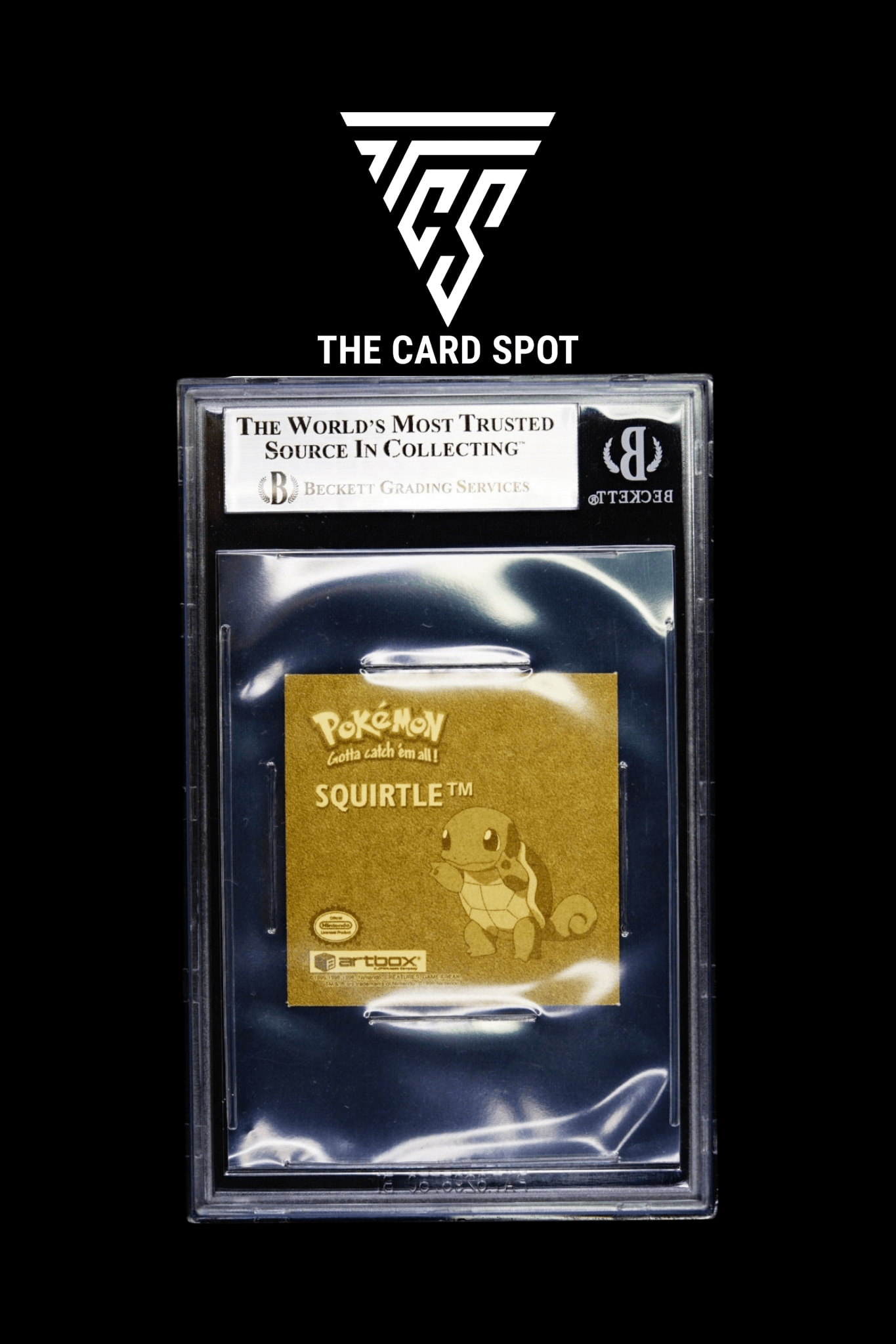 G06 Squirtle Squad Sticker BGS 8.5 - Pokemon TCG - THE CARD SPOT PTY LTD.