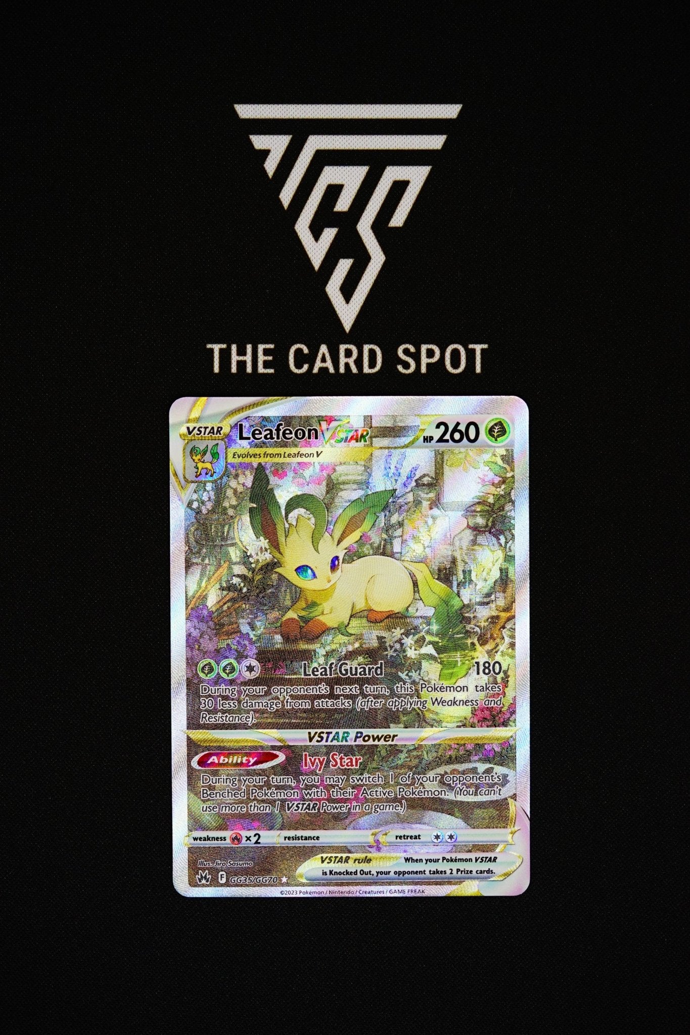 GG35/GG70 - Leafon V Star Pokemon TCG - THE CARD SPOT PTY LTD.