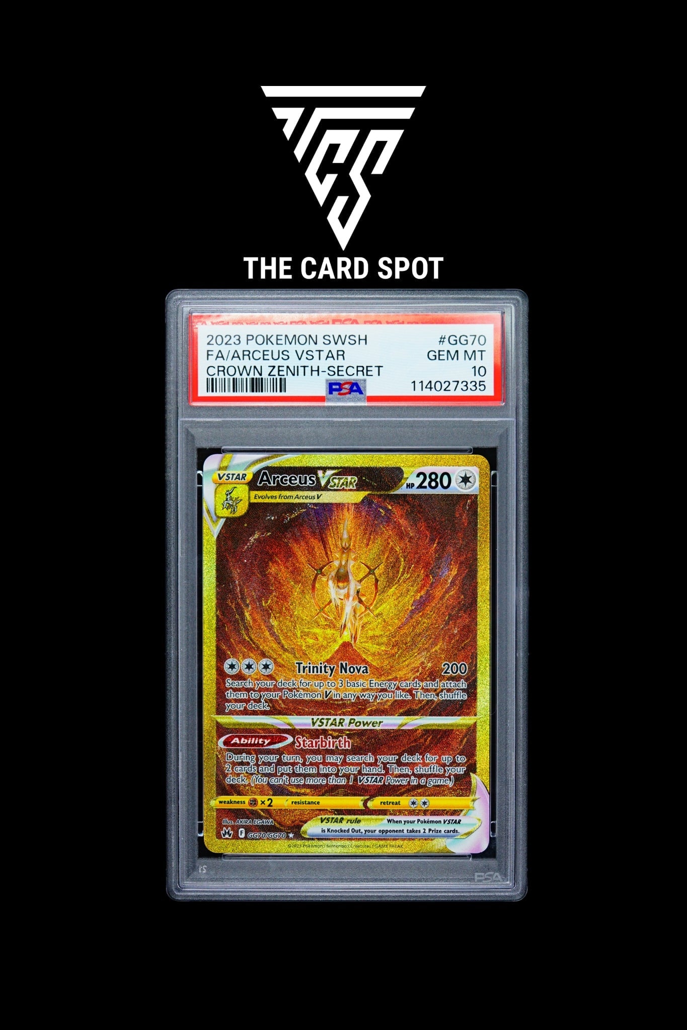GG70/GG70 Arceus PSA 10 - Pokemon TCG - THE CARD SPOT PTY LTD.
