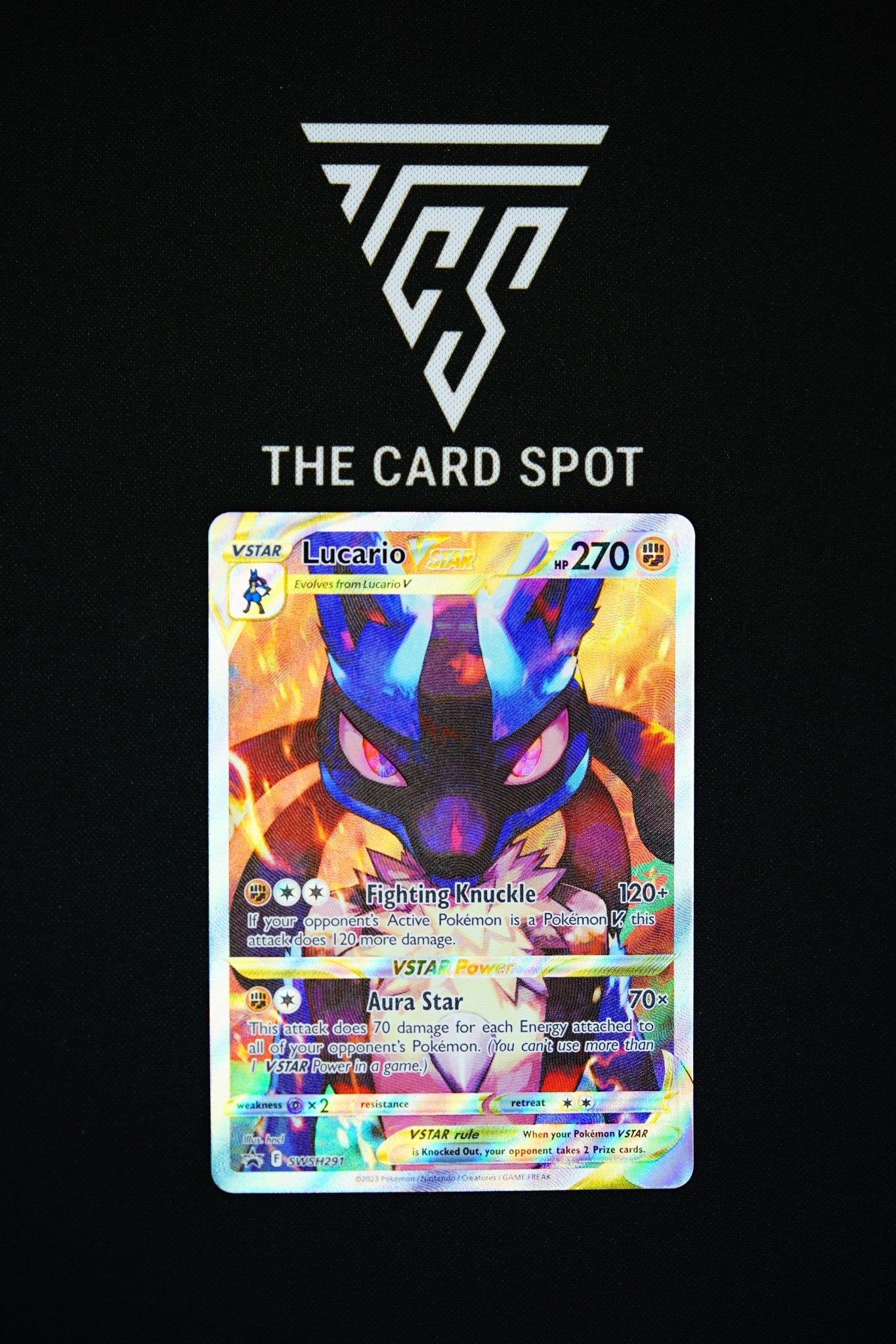SWSH291 Lucario VSTAR - Pokmon TCG THE CARD SPOT PTY LTD. SWSH291 Lucario VSTAR - Pokmon TCG THE CARD SPOT PTY LTD.