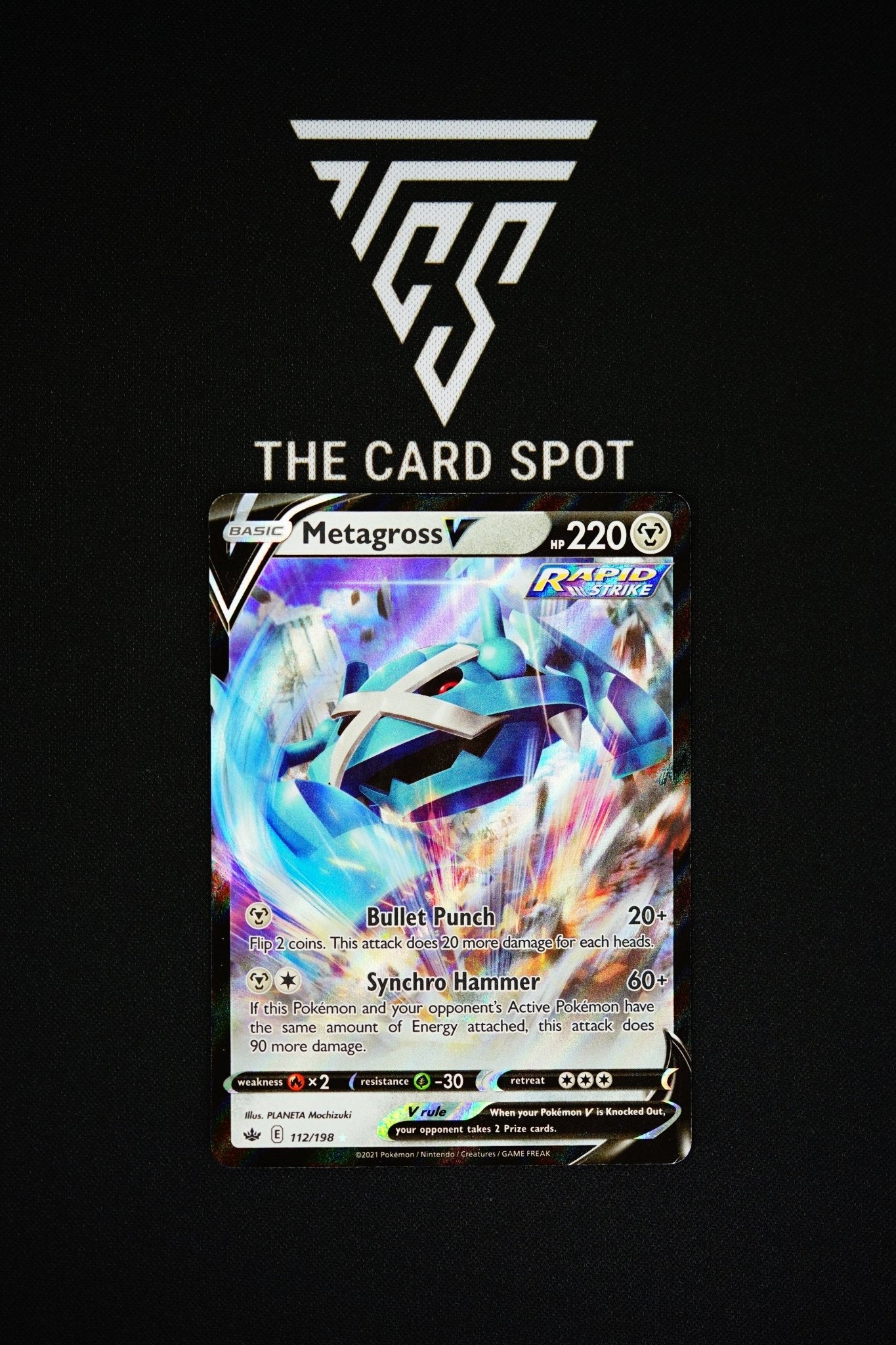 Metagross V (112/198) - Chilling Reign Pokemon - THE CARD SPOT PTY LTD.