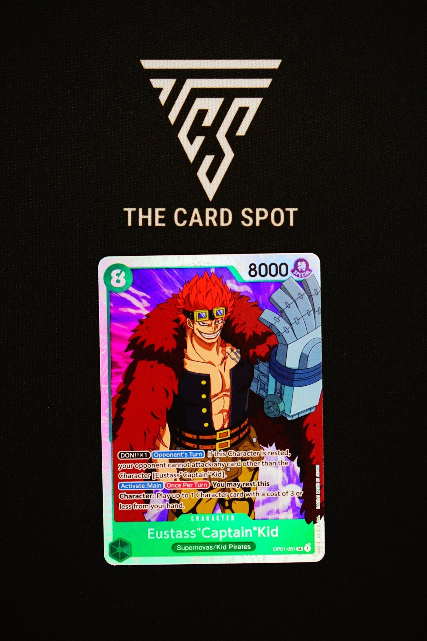 OP01 - 051 Eustass "Captain" Kid SR - One Piece TCG - THE CARD SPOT PTY LTD.