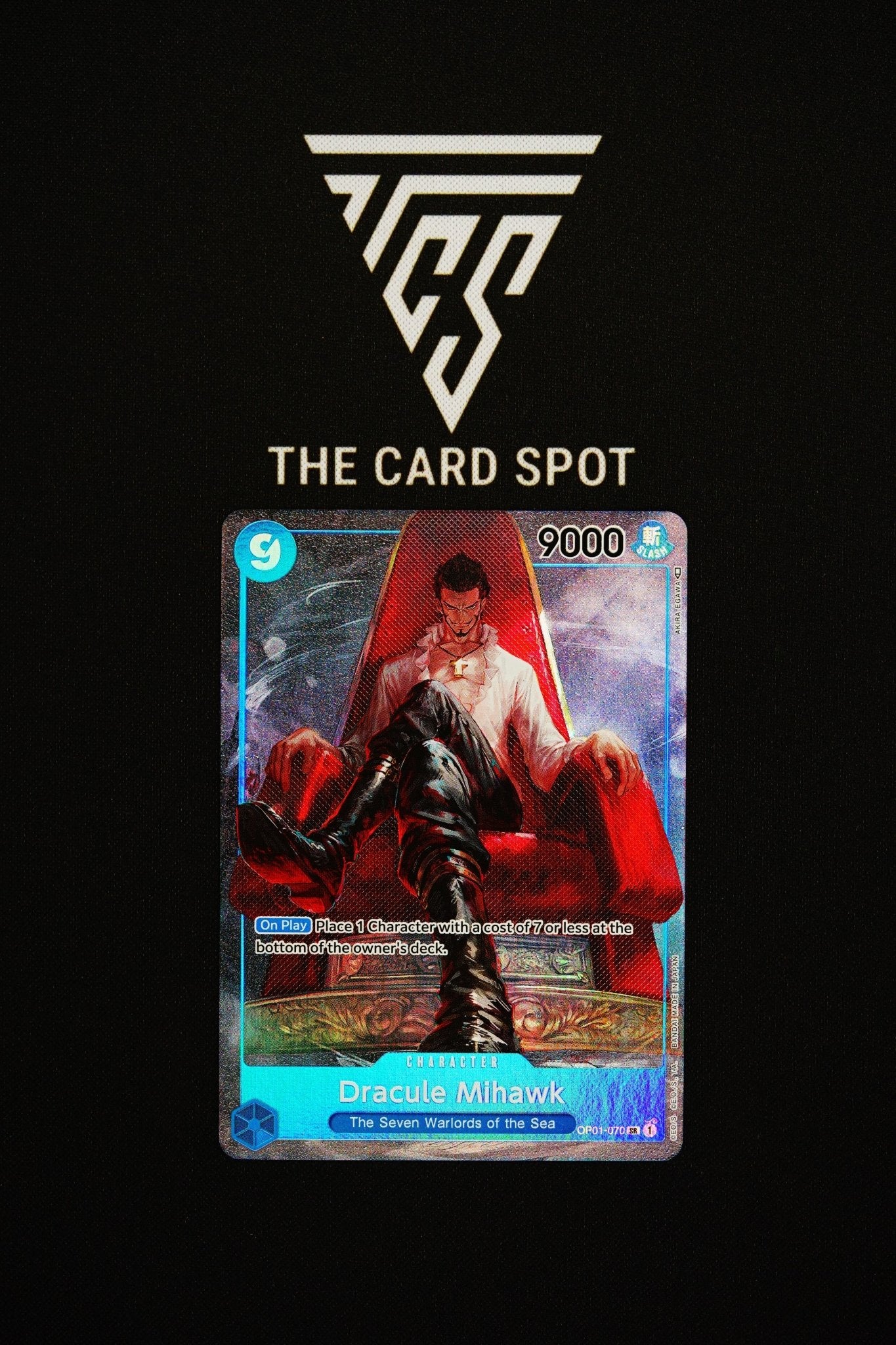 OP01 - 070 Dracule Mihawk Alt Art - One Piece TCG - THE CARD SPOT PTY LTD.