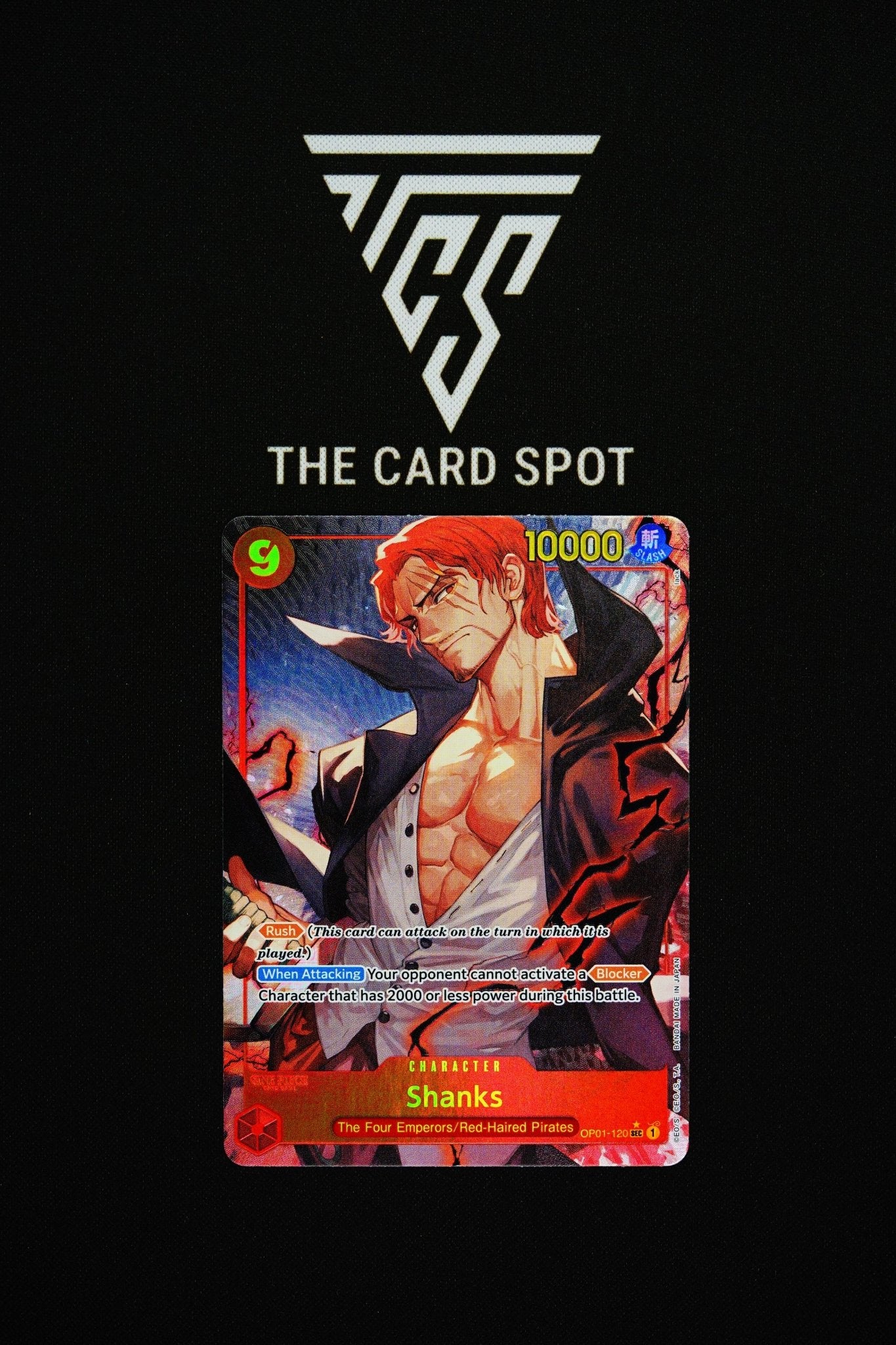 OP01 - 120 Shanks SEC Alt Art - One Piece TCG - THE CARD SPOT PTY LTD.