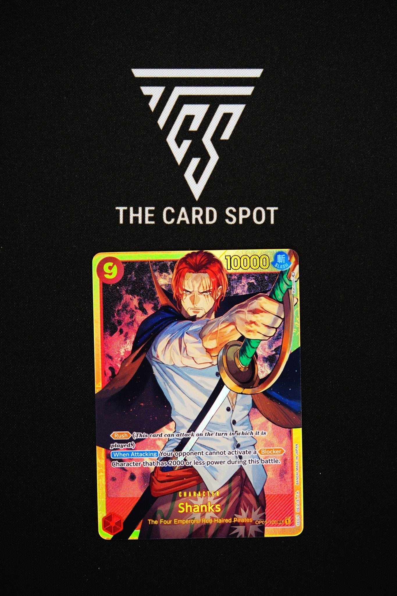 OP01 - 120 Shanks SEC - One Piece TCG - THE CARD SPOT PTY LTD.