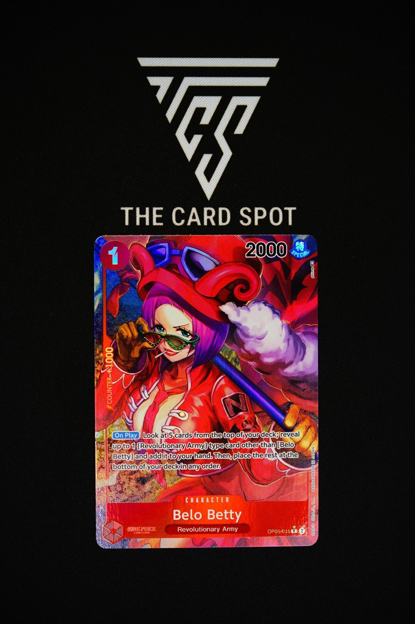 OP05 - 015 R Belo Betty Alt Art - One Piece TCG - THE CARD SPOT PTY LTD.