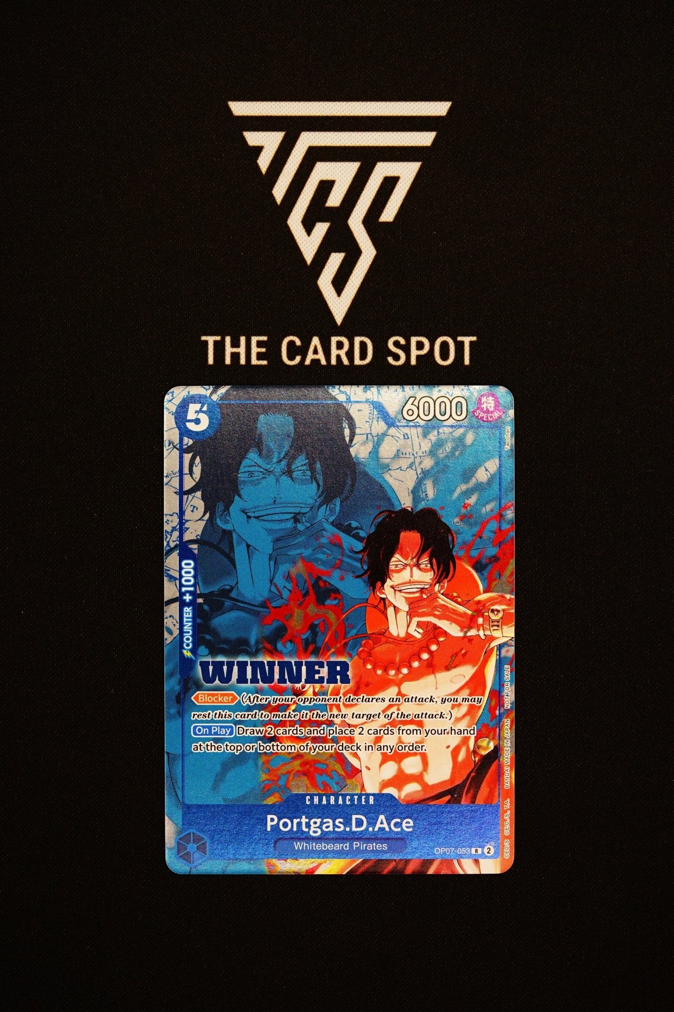 OP07 - 053 Portgas D Ace Winner - One Piece TCG - THE CARD SPOT PTY LTD.