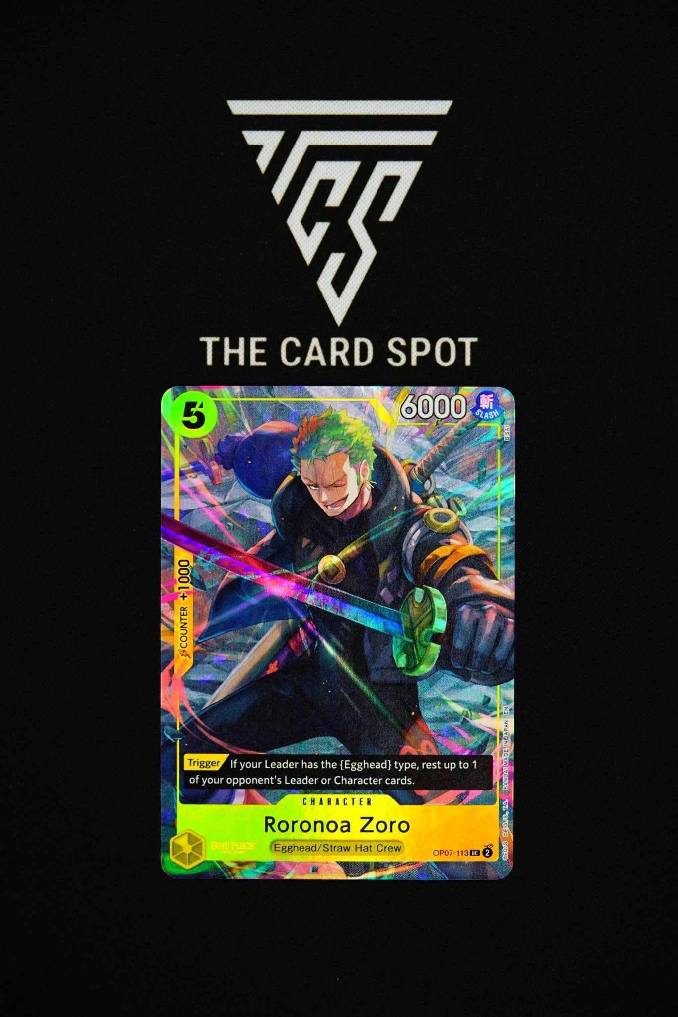 OP07 - 113 Roronoa Zoro - One Piece TCG - THE CARD SPOT PTY LTD.