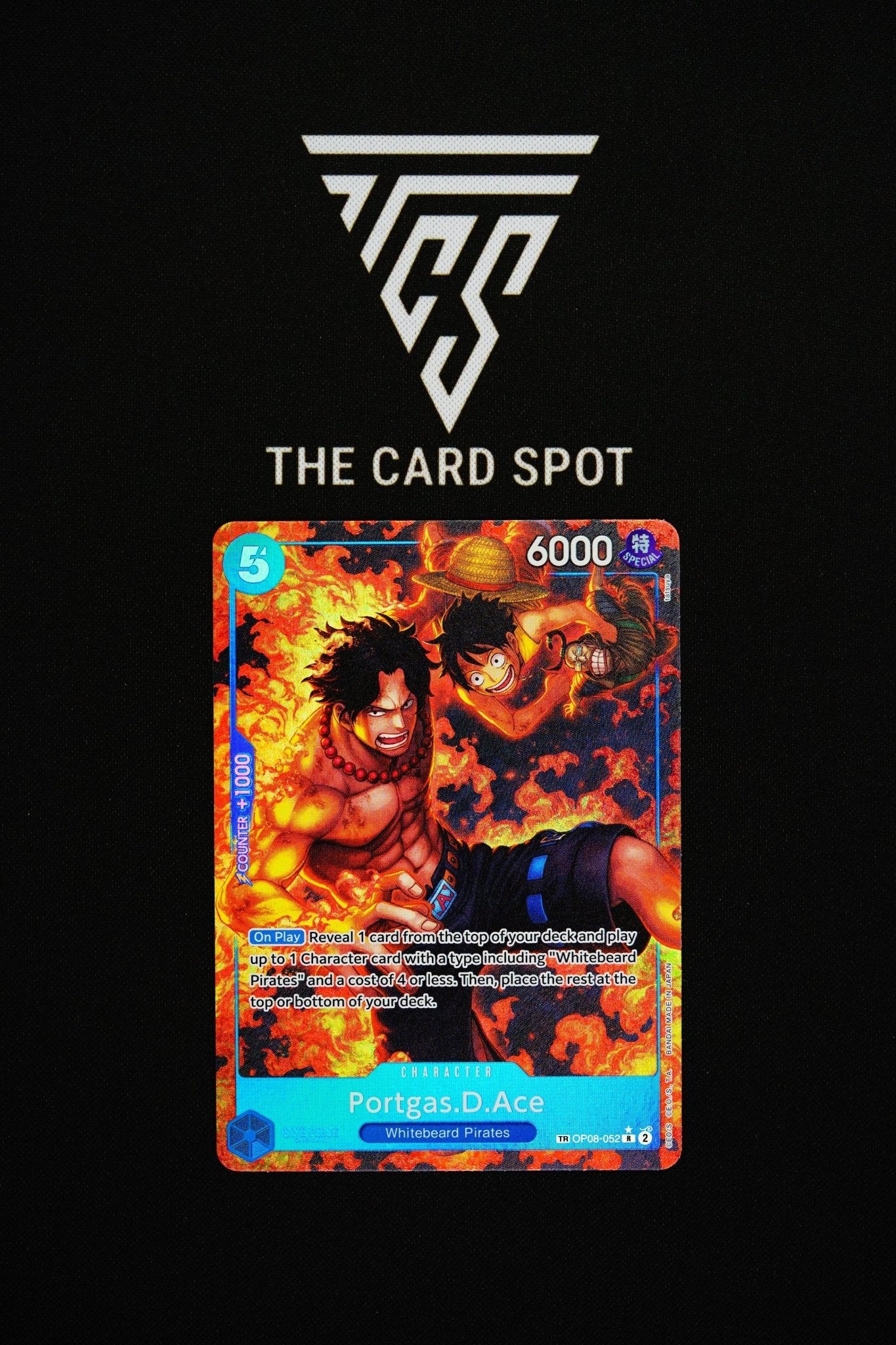 OP08 - 052 Portgas D Ace Treasure Rare - One Piece TCG - THE CARD SPOT PTY LTD.