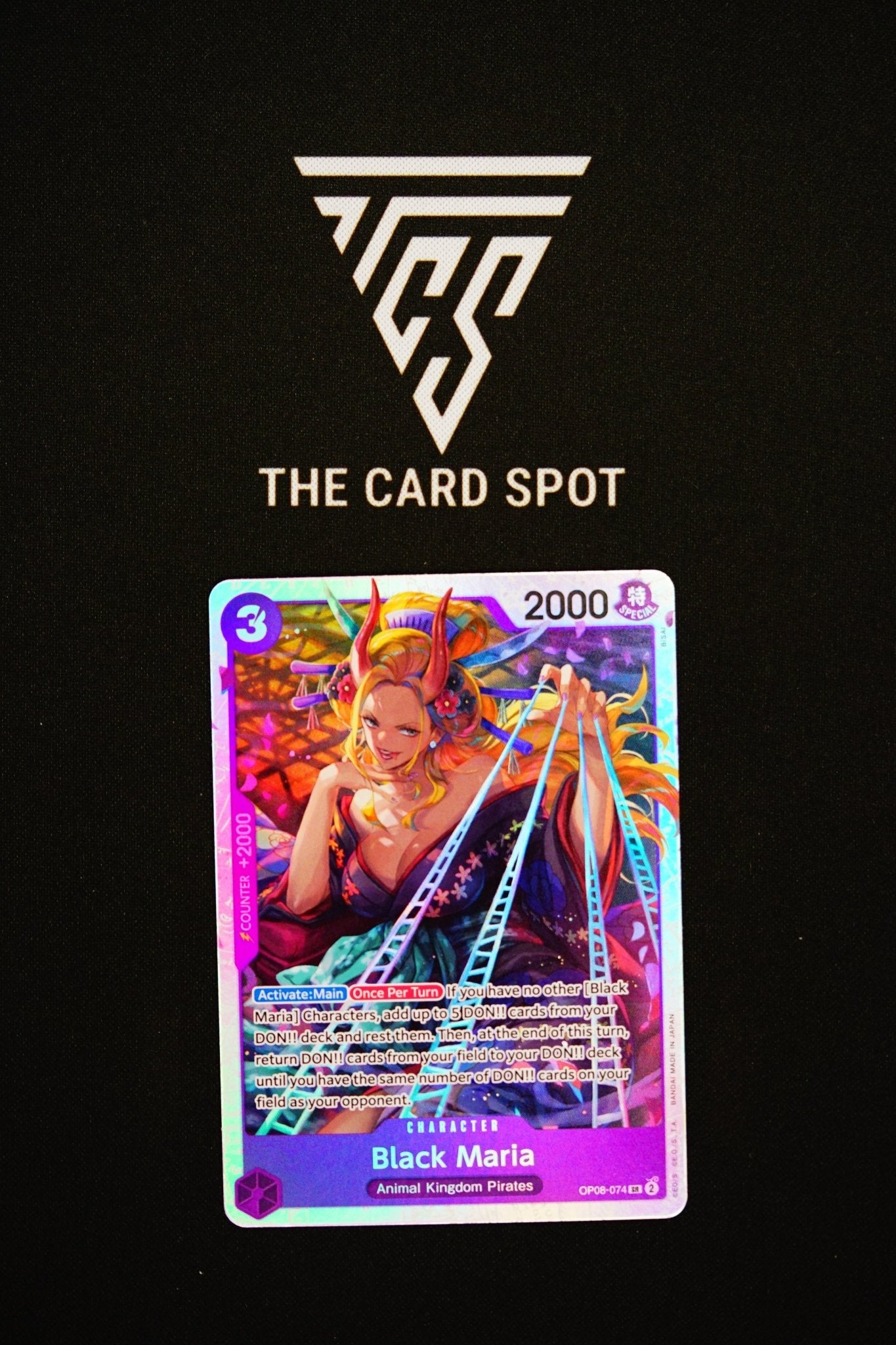 OP08 - 074 Black Maria SR - One Piece TCG - THE CARD SPOT PTY LTD.