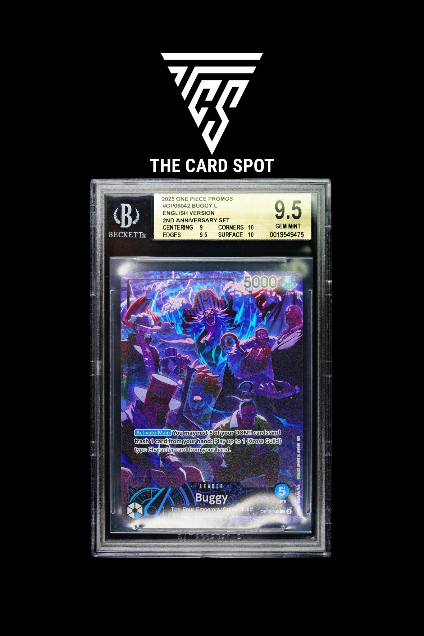 OP09 - 042 Buggy BGS 9.5 - One Piece TCG - THE CARD SPOT PTY LTD.