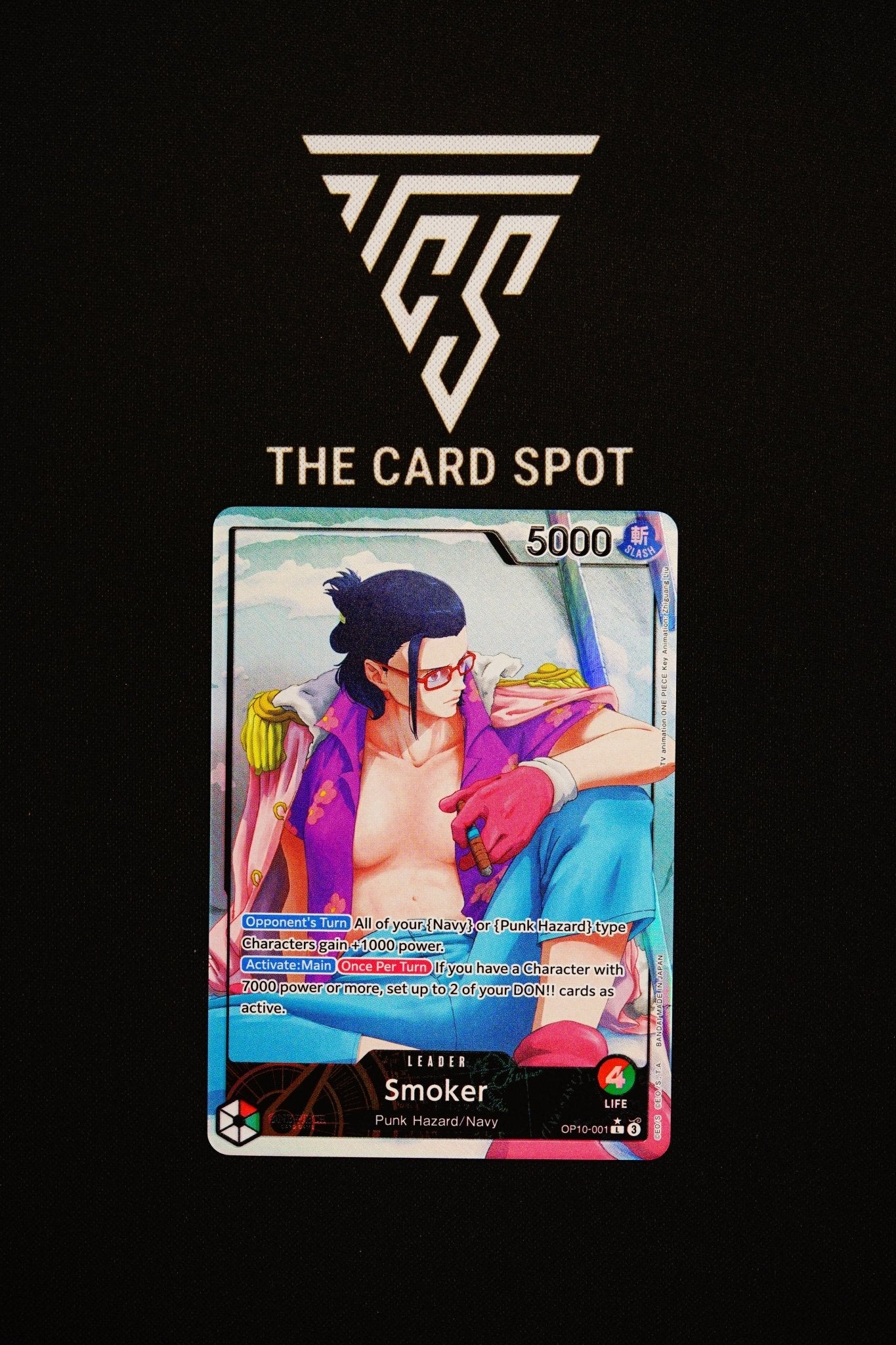OP10 - 001 Smoker Leader Alt Art - One Piece TCG - THE CARD SPOT PTY LTD.