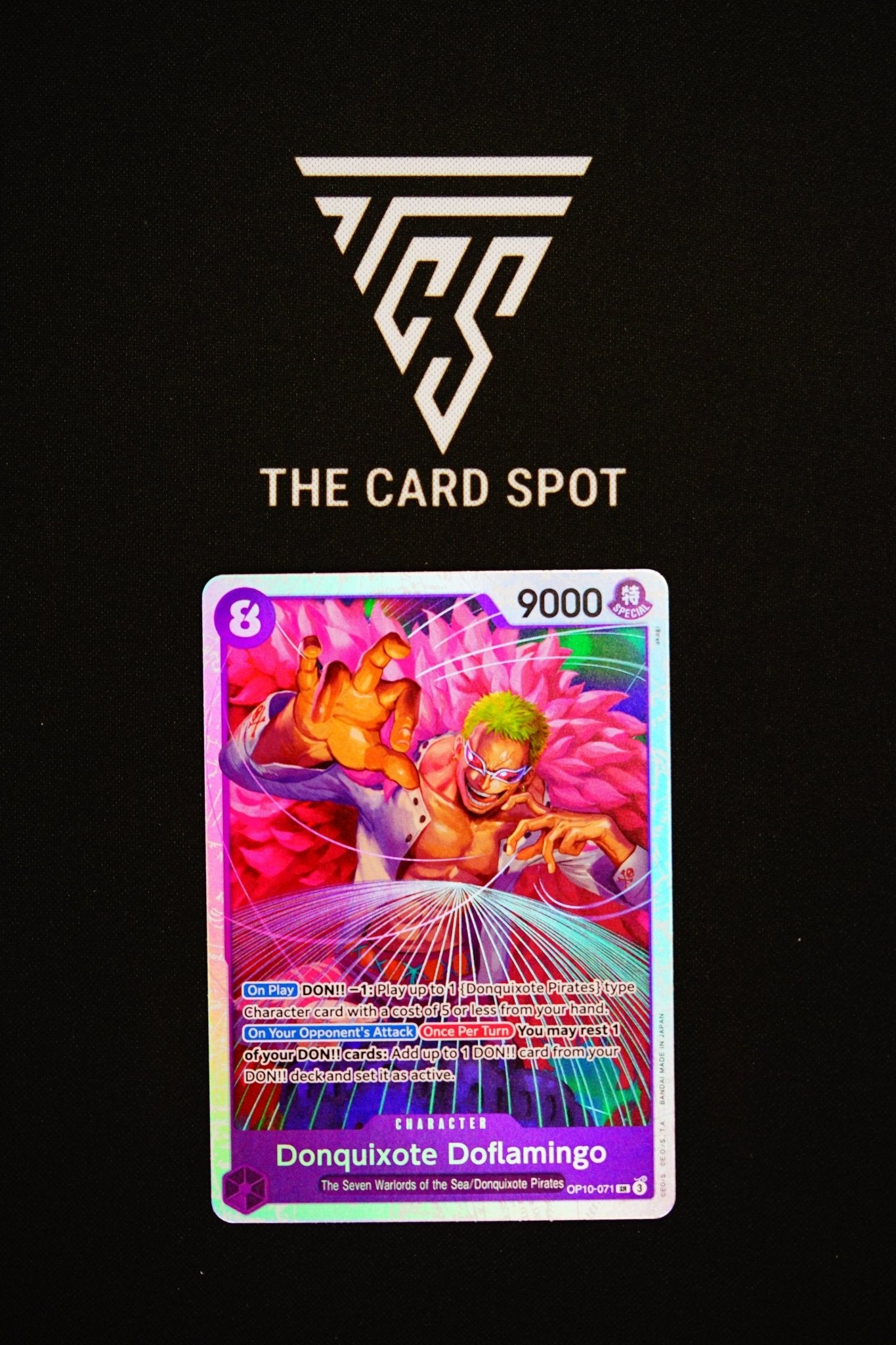 OP10 - 071 Donquixote Doflamingo SR - One Piece TCG - THE CARD SPOT PTY LTD.
