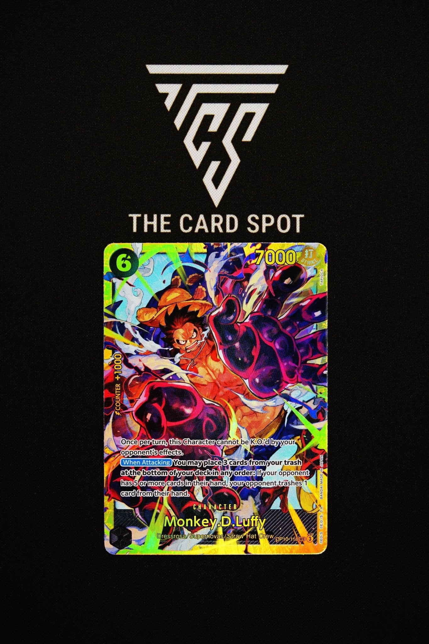 OP10 - 118 Monkey D Luffy - One Piece TCG - THE CARD SPOT PTY LTD.